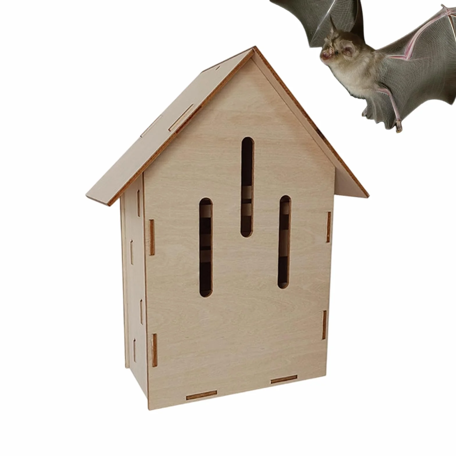 Abri À Chauves-Souris D'Extérieur En Bois - Grotte Pour Animaux De Patio