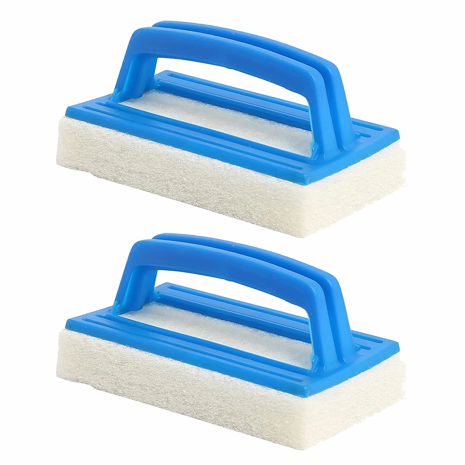 Brosse Balai Eponge Piscine Nettoyant Ligne d'eau Multifonctionnelle 2 Pièces 14.5x8.5cm