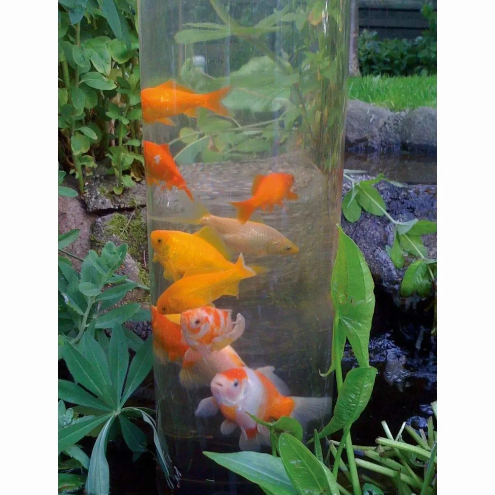 Ubbink Tour à poisson 66 cm acrylique Décoration bassin étang de jardin