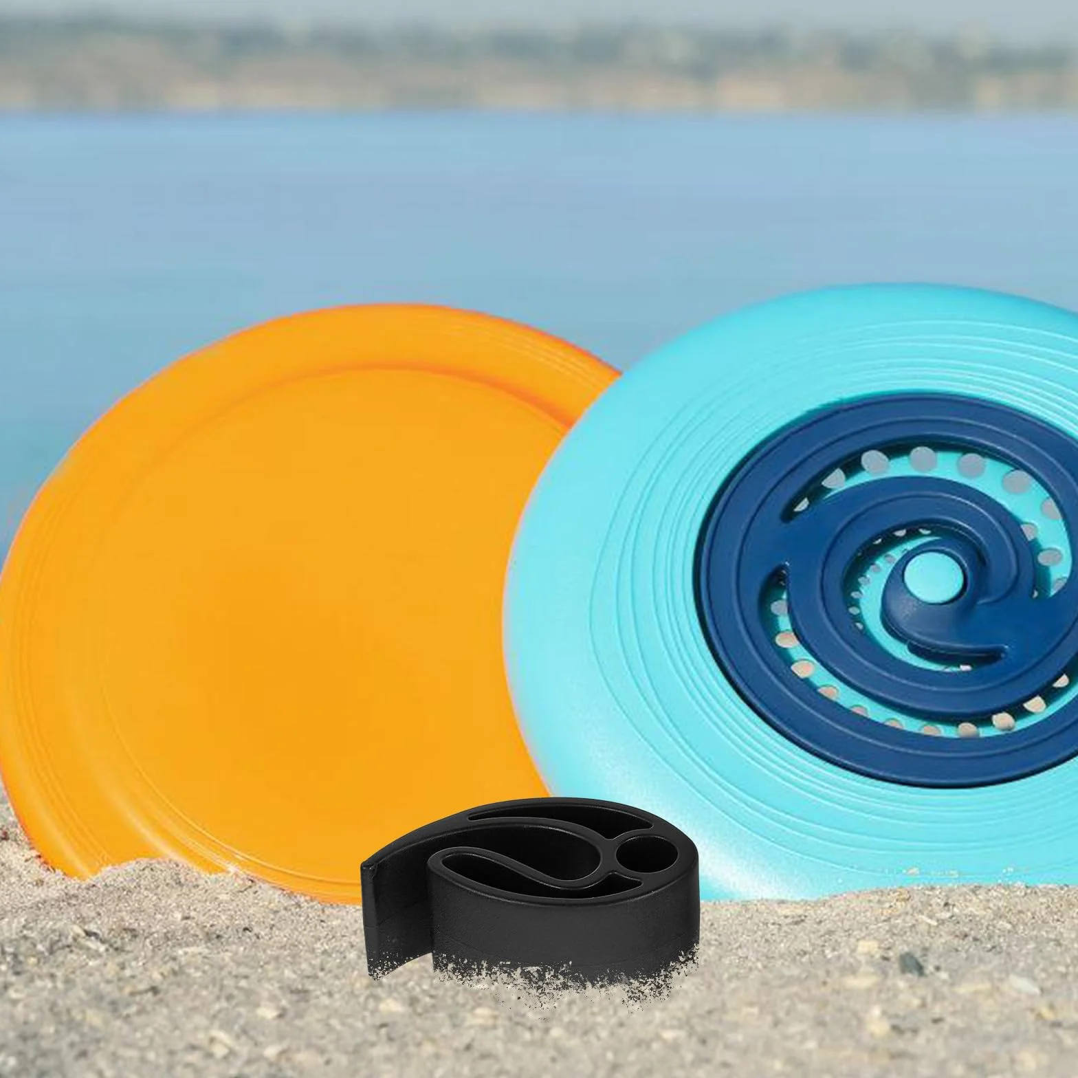 GARVALON Pince Clip Portable pour Disque Volant Compact Accessoire Léger et Résistant pour Transport Facile de Disques de Sport Plein Air