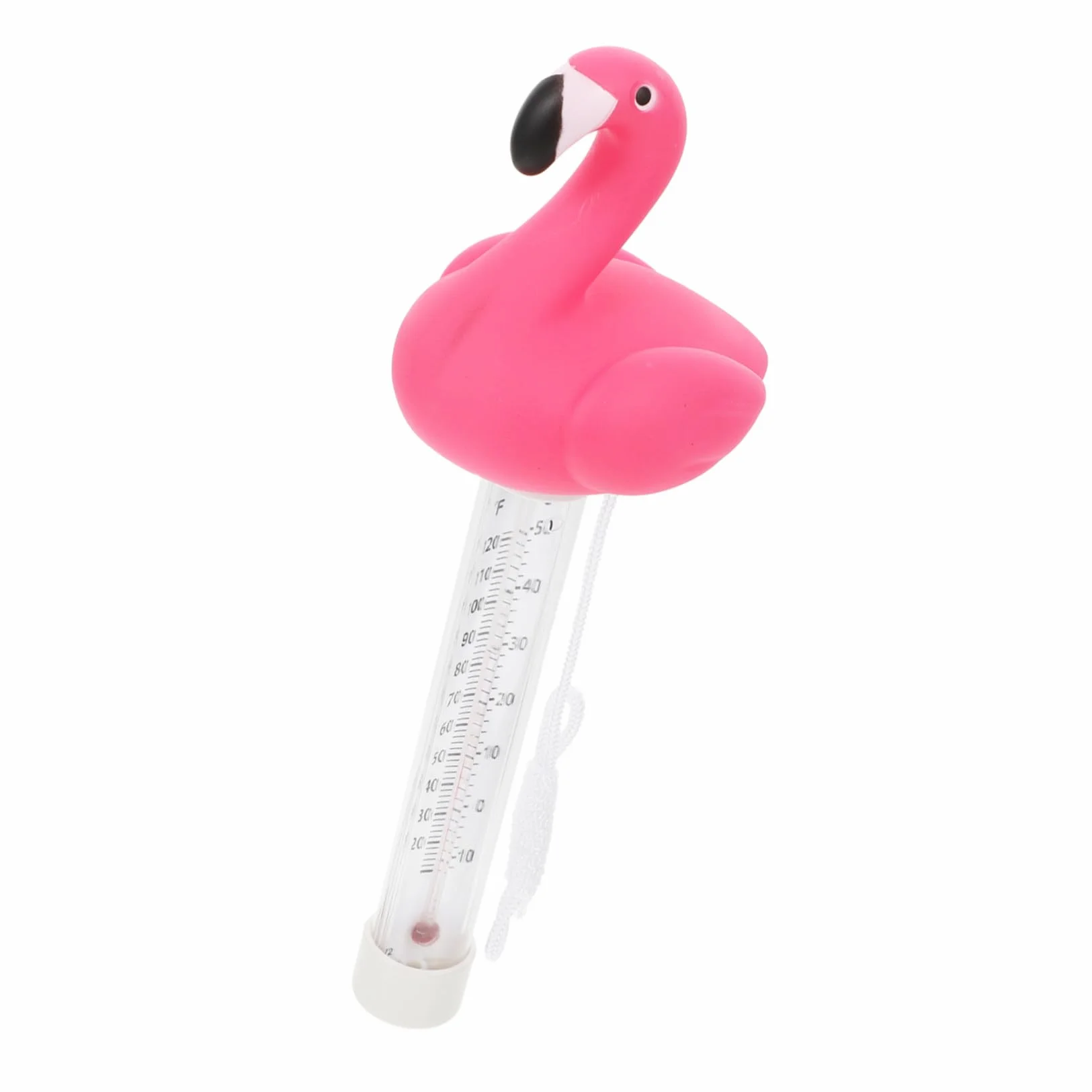 Thermomètre Flottant Forme Flamant Piscine Bain Mesure Rapide Température Eau