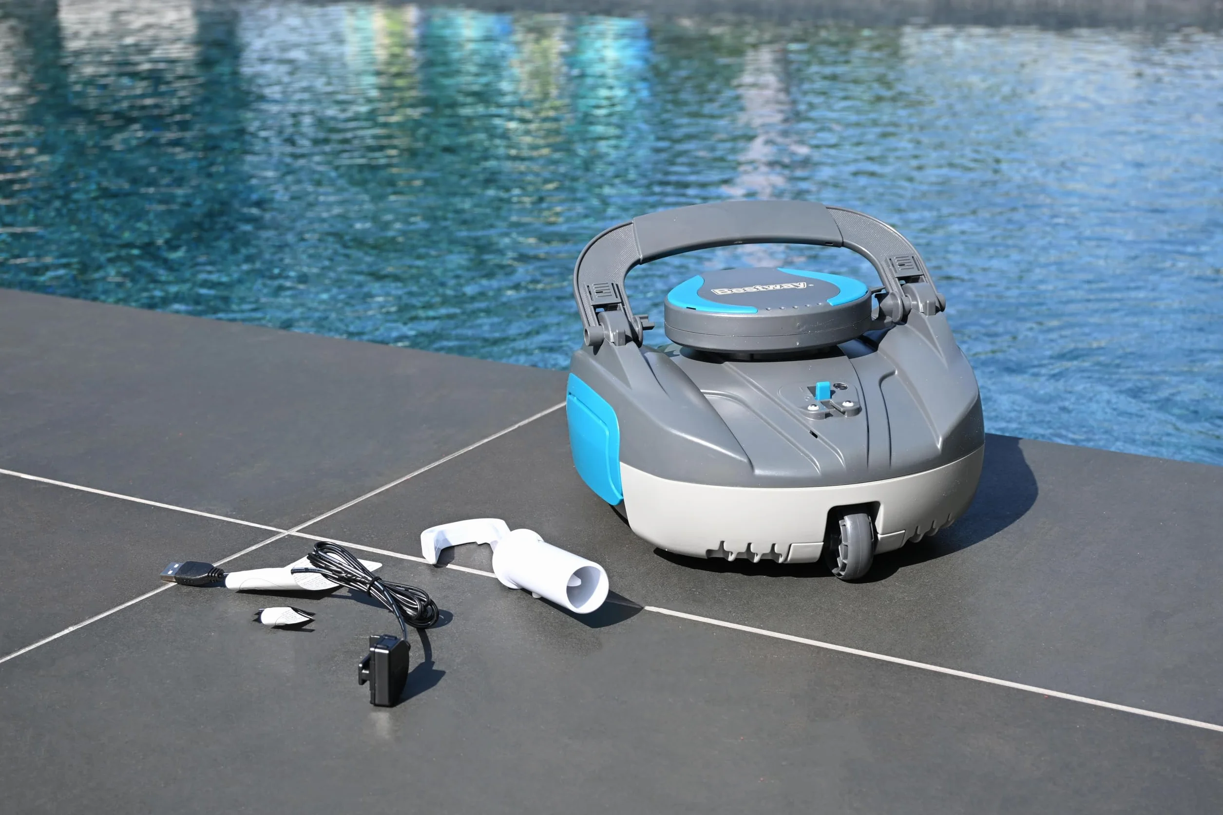 Robot aspirateur Bestway Cristal rechargeable autonome 10m²
