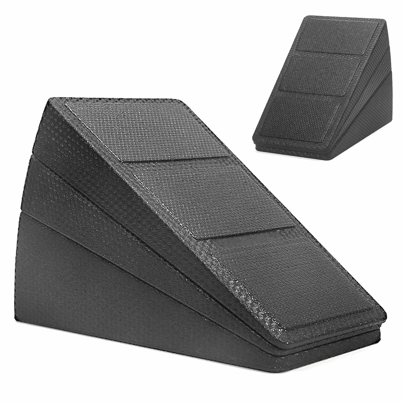 Lot de 3 cales inclinées en mousse pour squat, angles réglables
