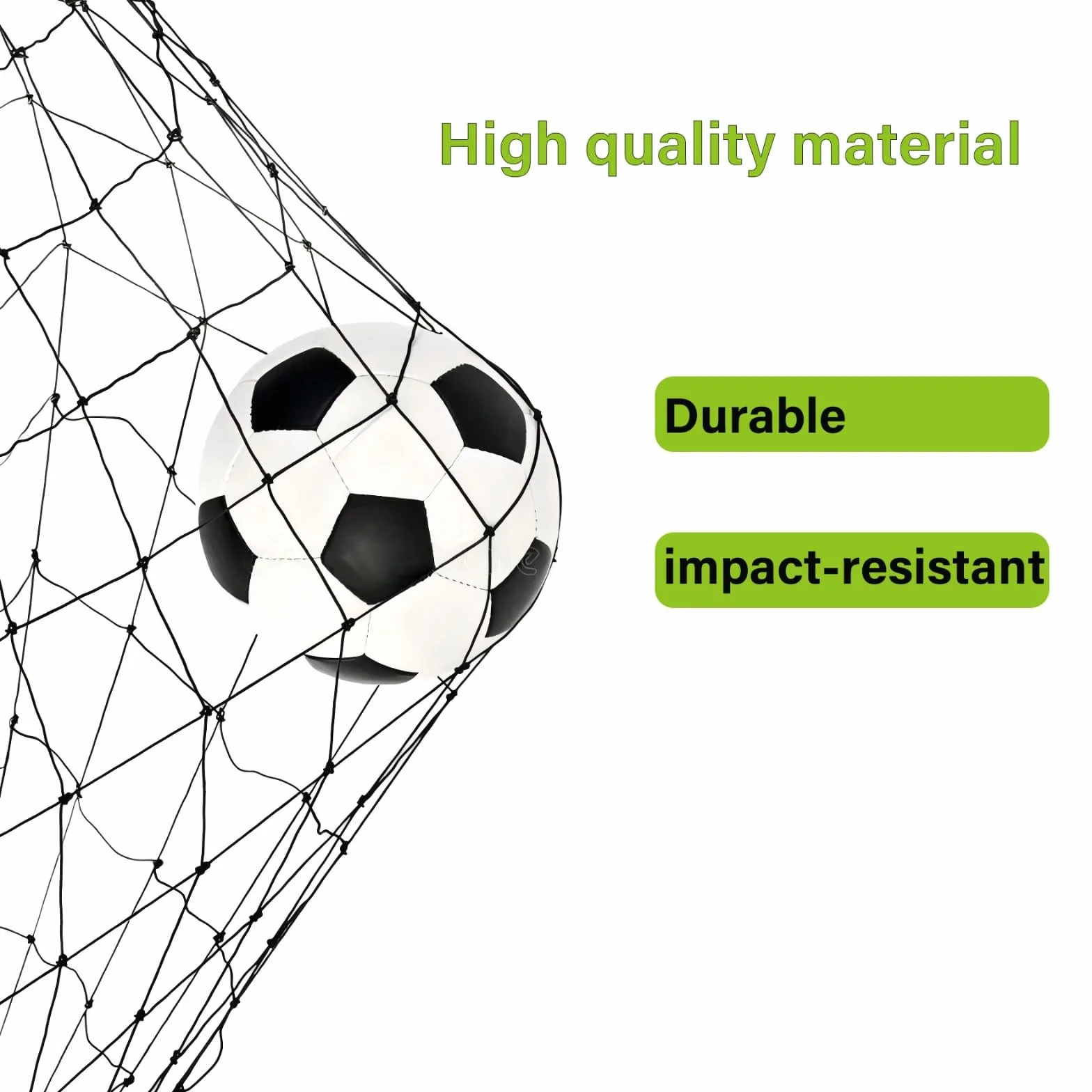 Filet De Football pour Empêcher Le Ballon De Franchir Une Clôture, Filet Pare-balles, Barrière D'entraînement Multifonctionnelle en Nylon Résistant Aux Intempéries, Filets De Football pour Le Jardin