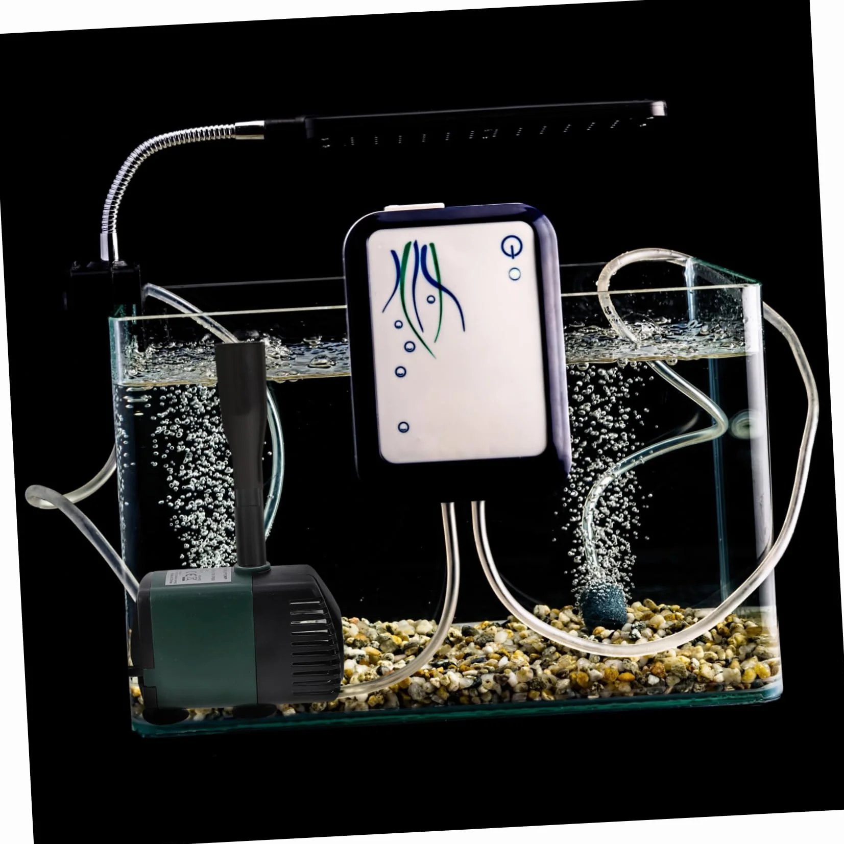 BESPORTBLE Kit Fontaine pour Étangs et Aquariums Accessoires de Fontaine Petit Étang Design ABS