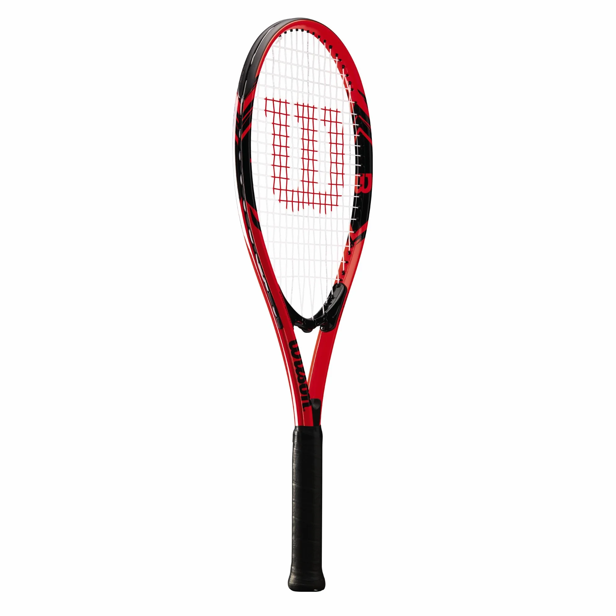 Wilson Raquette de Tennis Federer Débutants Intermédiaires Taille Manche L1 Rouge Noir WRT30480U1