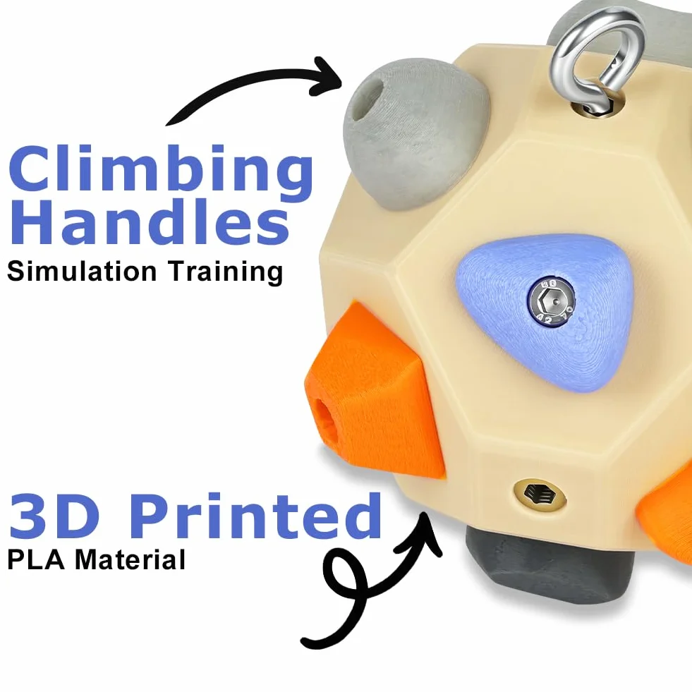 Balle d'escalade, Outil D'Entraînement des Doigts pour Grimpeurs, Outil Boulder Portable, DIY Grimpeur Idéal Cadeau Grimpeurs