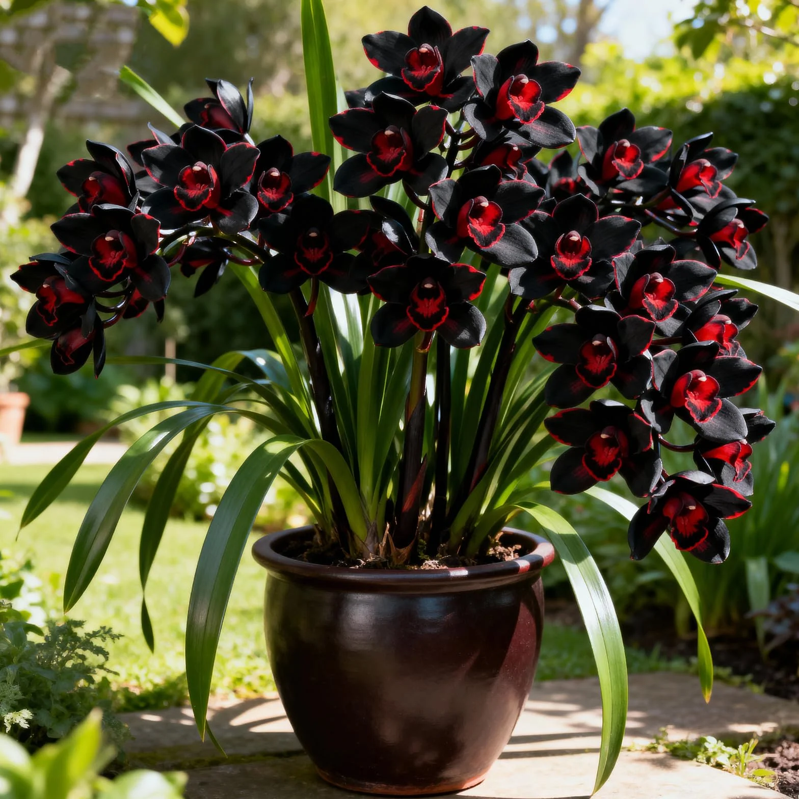 Orchidée Cymbidium Rhizomes, résistant à l'hiver, intérieur idéal