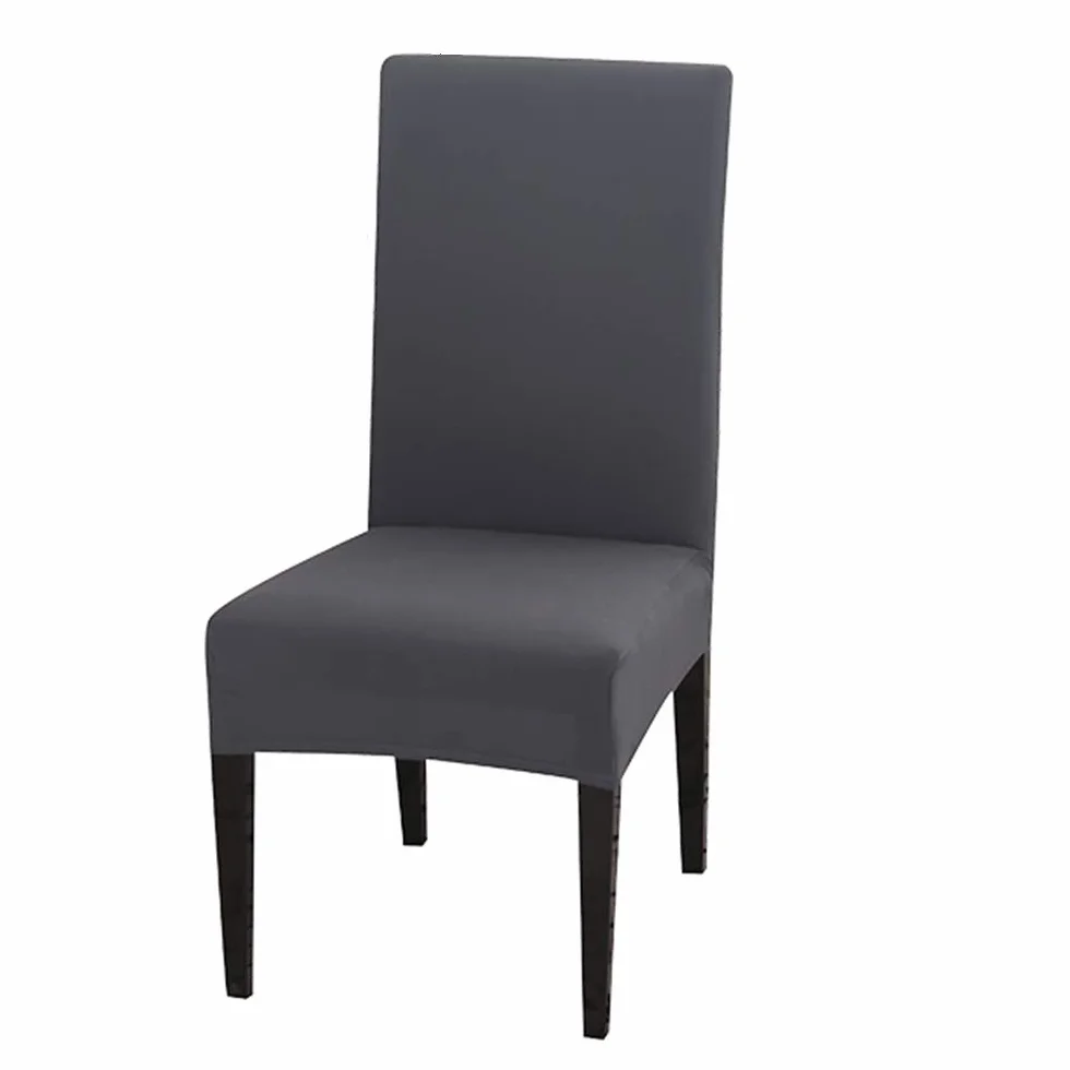 Housse de Chaise Extensible Lot de 4 ou 6, Protecteur Universel Amovible Lavable Moderne pour Salle à Manger Maison