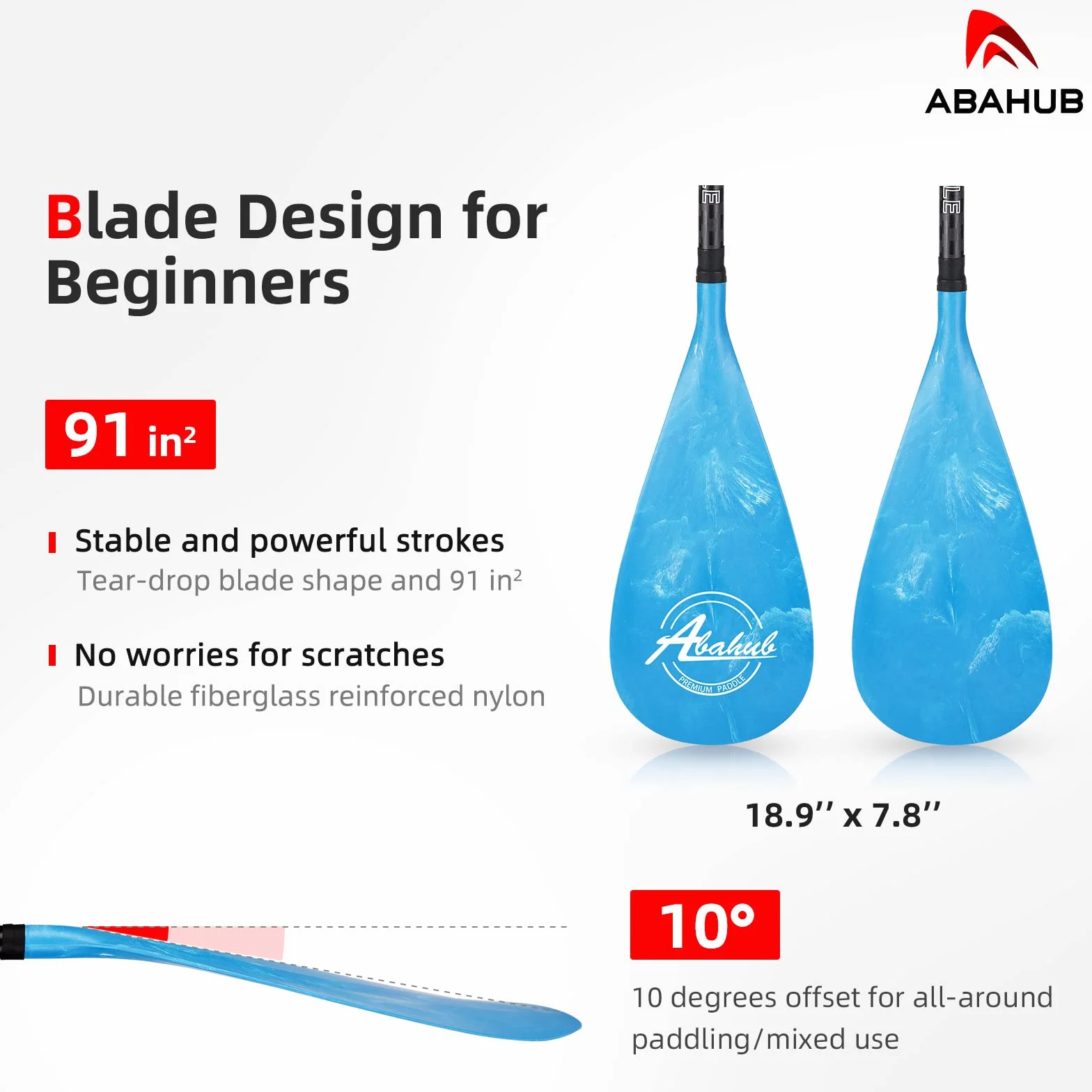 Abahub Pagaie Paddle Carbone avec Paddlesac Sup Paddle Extensible 170-218cm pour Sup Planche Surf Manche en Carbon, Plastique Pale en Wave Print Noir/Gris/Bleu/Orange/Rouge/Jaune
