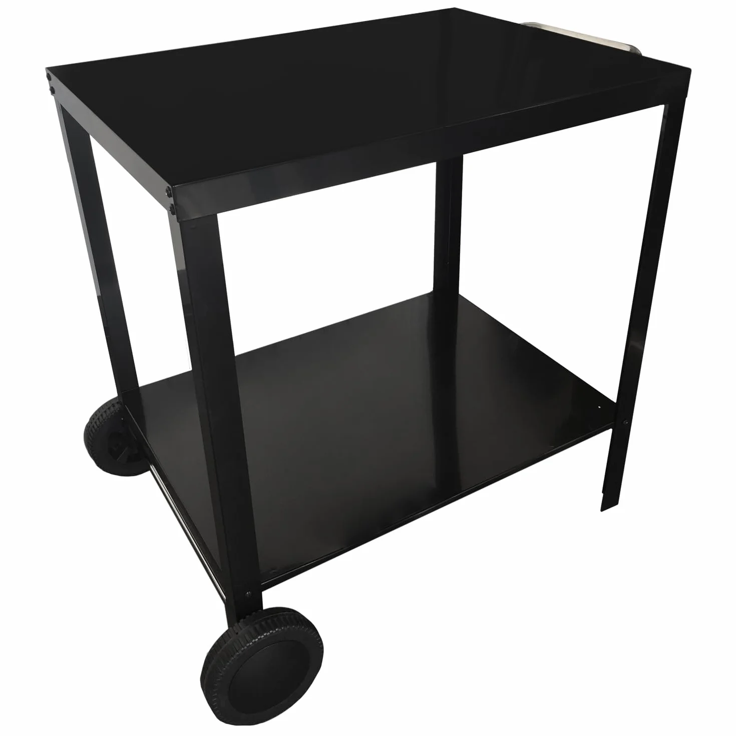 Happy Garden Desserte PORTIMAO Noire pour Plancha Acier avec Roues