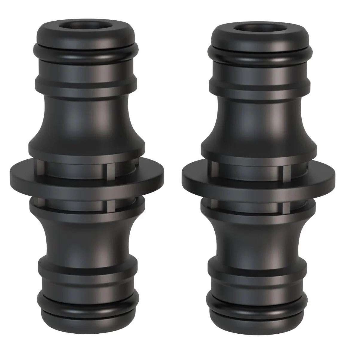 Raccord 1/2 pouce double fiche pour connexion de tuyaux prolongation 2 pièces