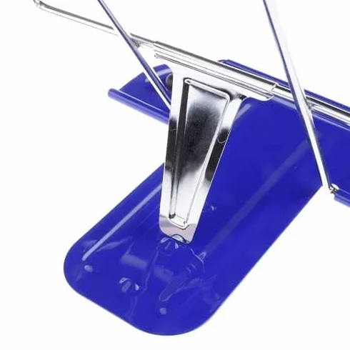 CABLEPELADO Pupitre d'étude métallique pliable 3 inclinaisons 16 x 16 x 18 cm Bleu