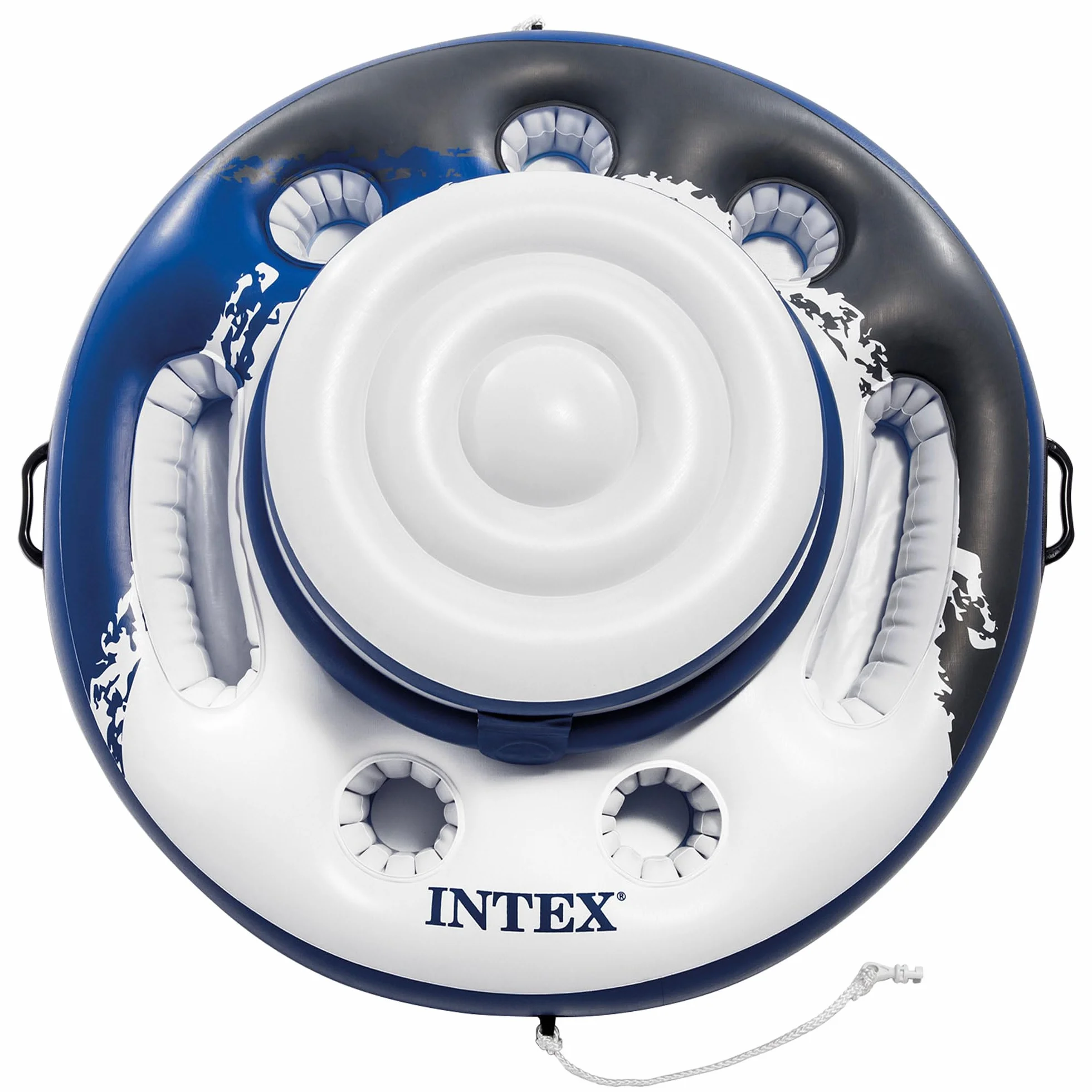 Intex Glacière Gonflable Ronde River Run 56822NP Blanc