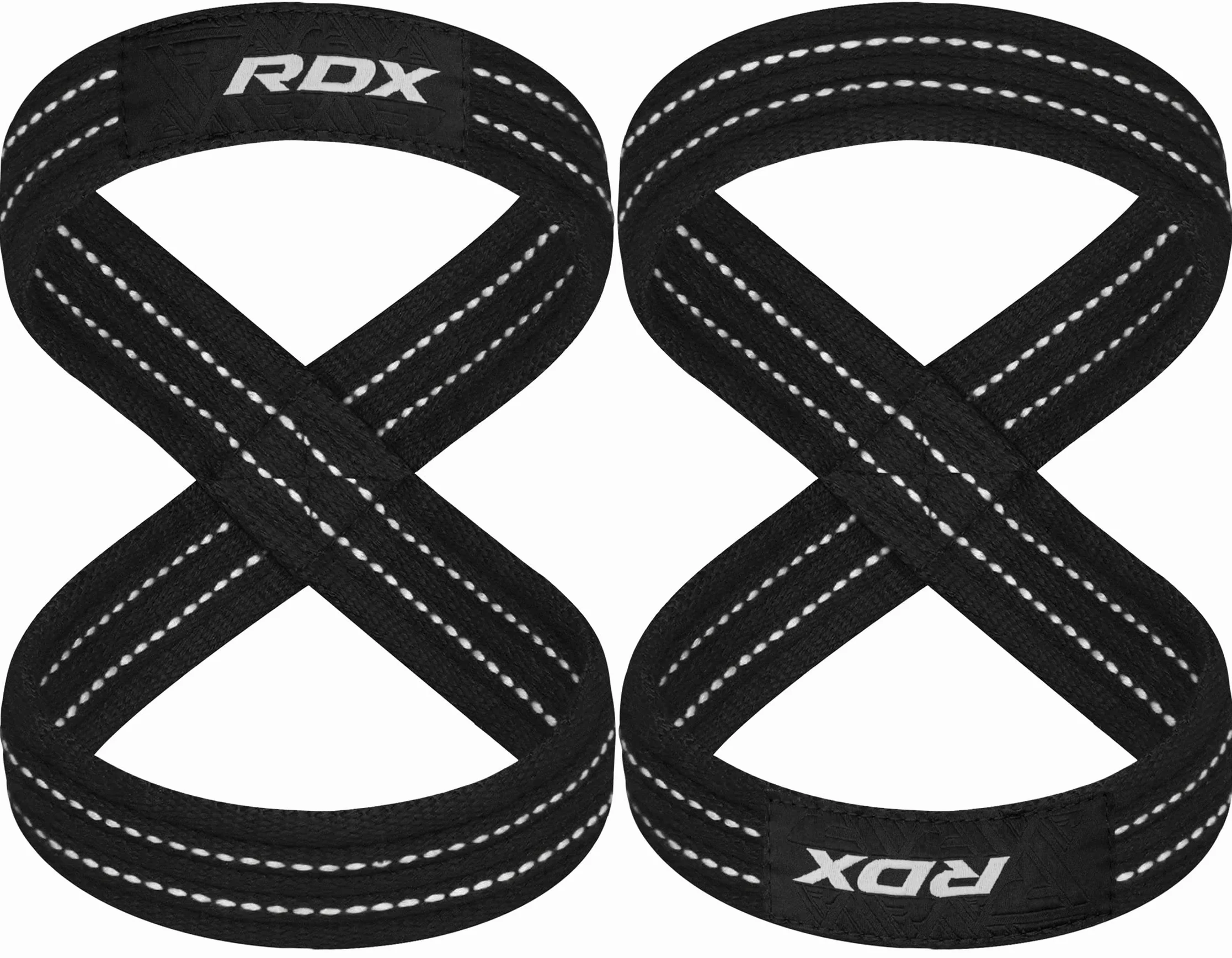 RDX Figure 8 Sangle Musculation Support de Poignet Bandage Fitness Lifting Straps