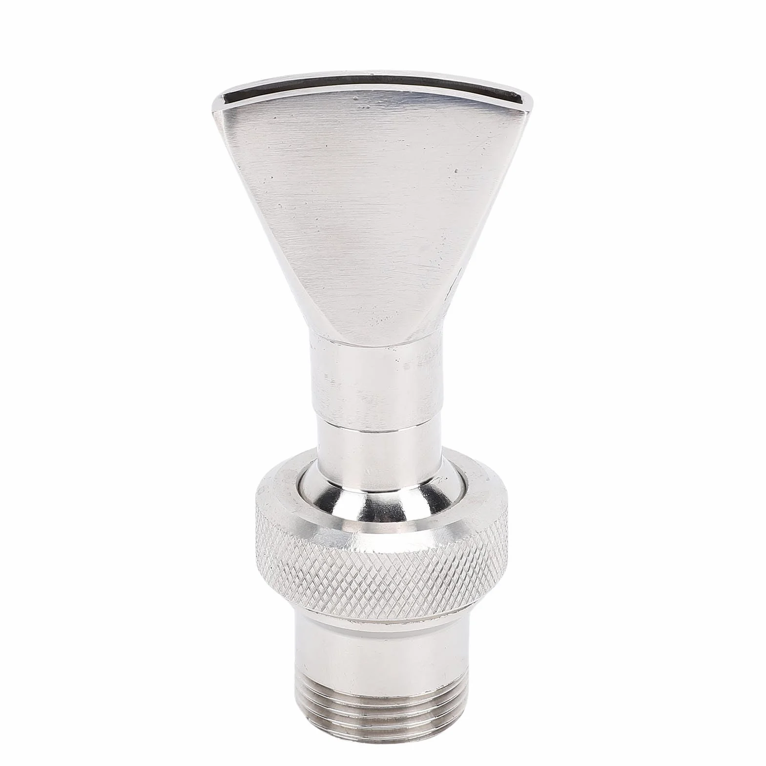 Buse de Fontaine en Acier Inoxydable, Filetage 3/4" et 1/2", Bec de Canard Plat, Universelle pour Jardin