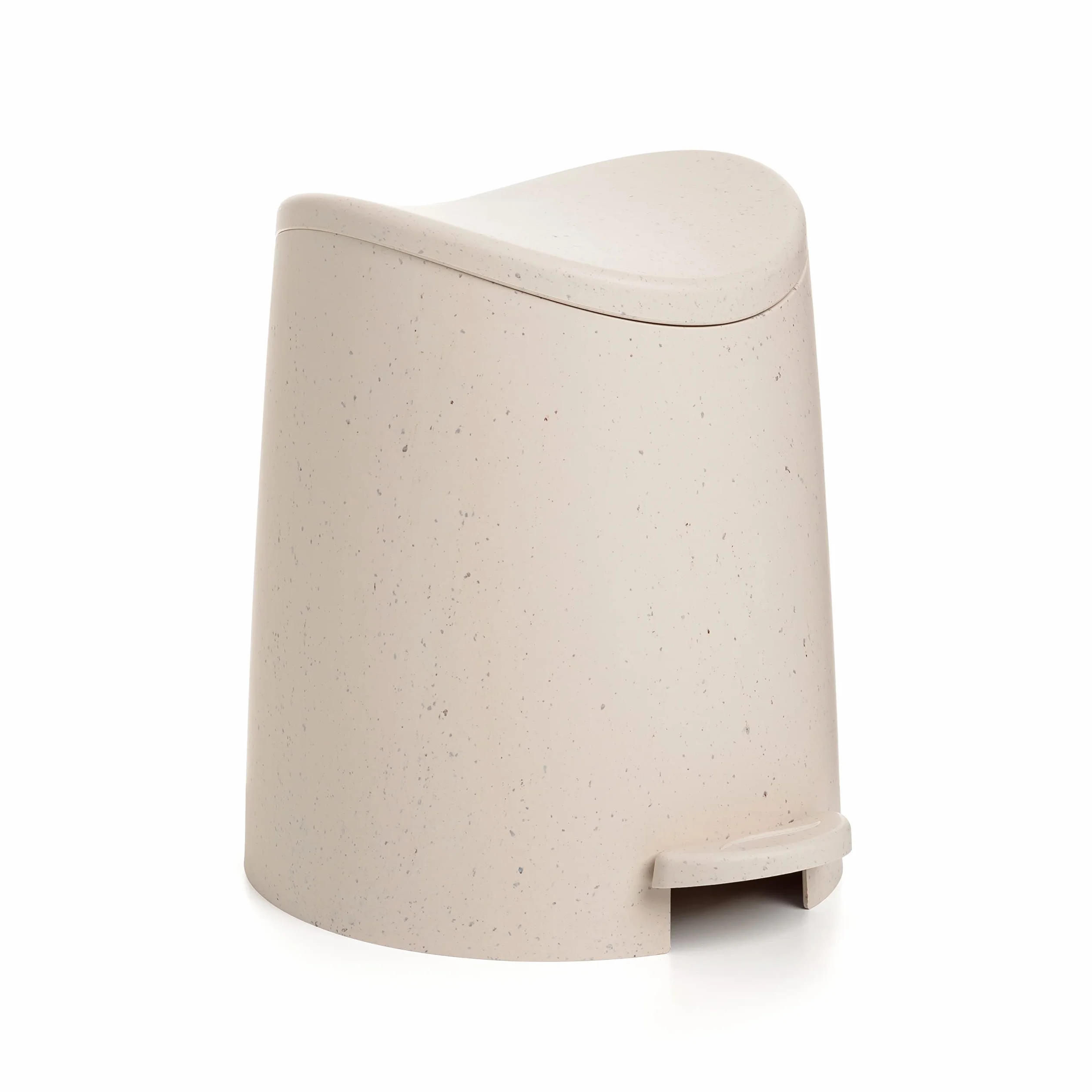TATAY Poubelle Salle Bain avec Pédale 3L Compacte Plastique 19x21,8x22,1cm