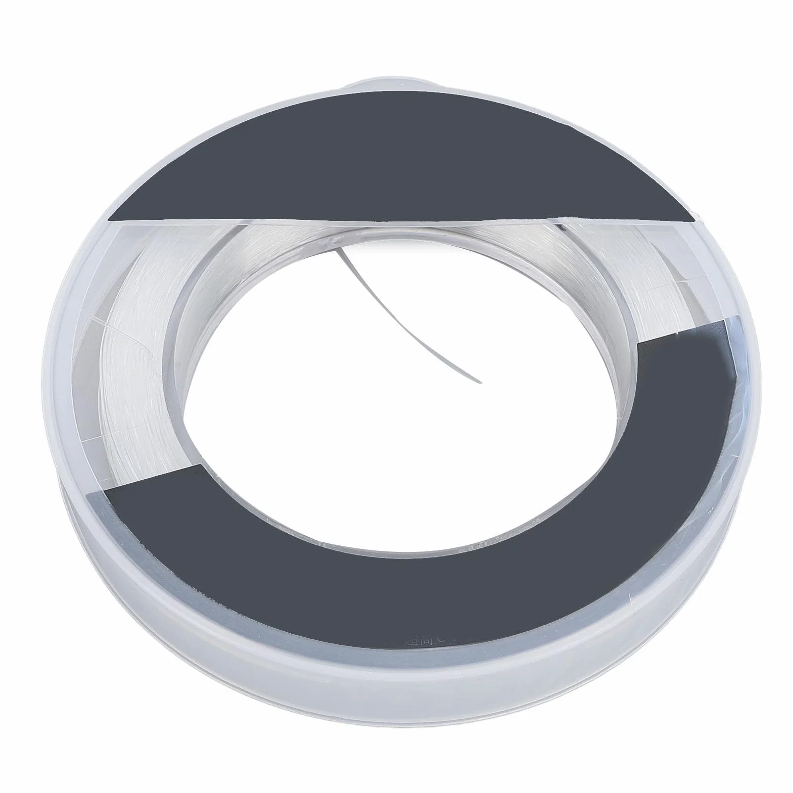 BuyWeek Fil de Pêche en Nylon Transparent 100 m, Ligne de Pêche Ultra Résistante Forte Tension pour pour l'eau Salée et l'eau Douce (0,55 mm)