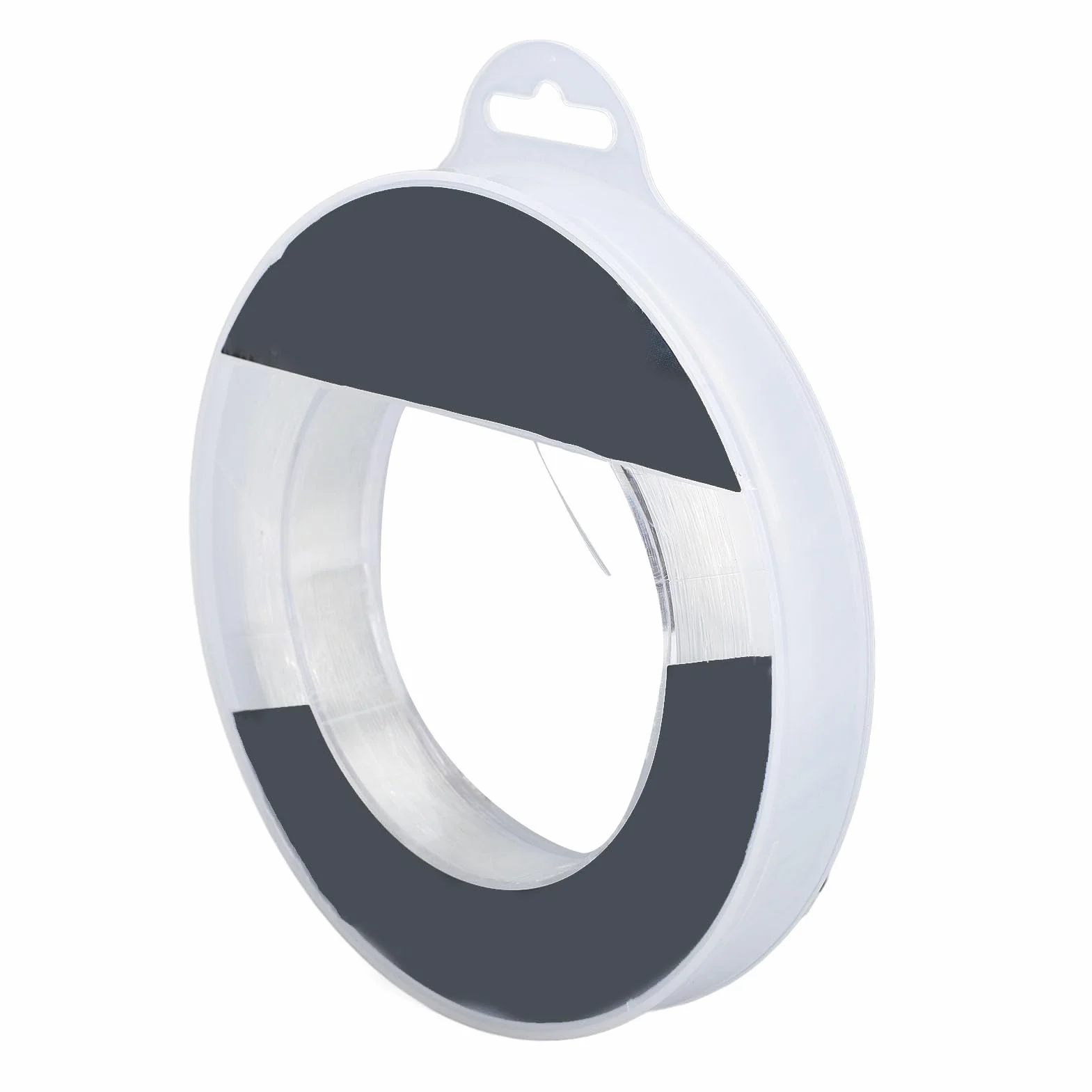 BuyWeek Fil de Pêche en Nylon Transparent 100 m, Ligne de Pêche Ultra Résistante Forte Tension pour pour l'eau Salée et l'eau Douce (0,55 mm)