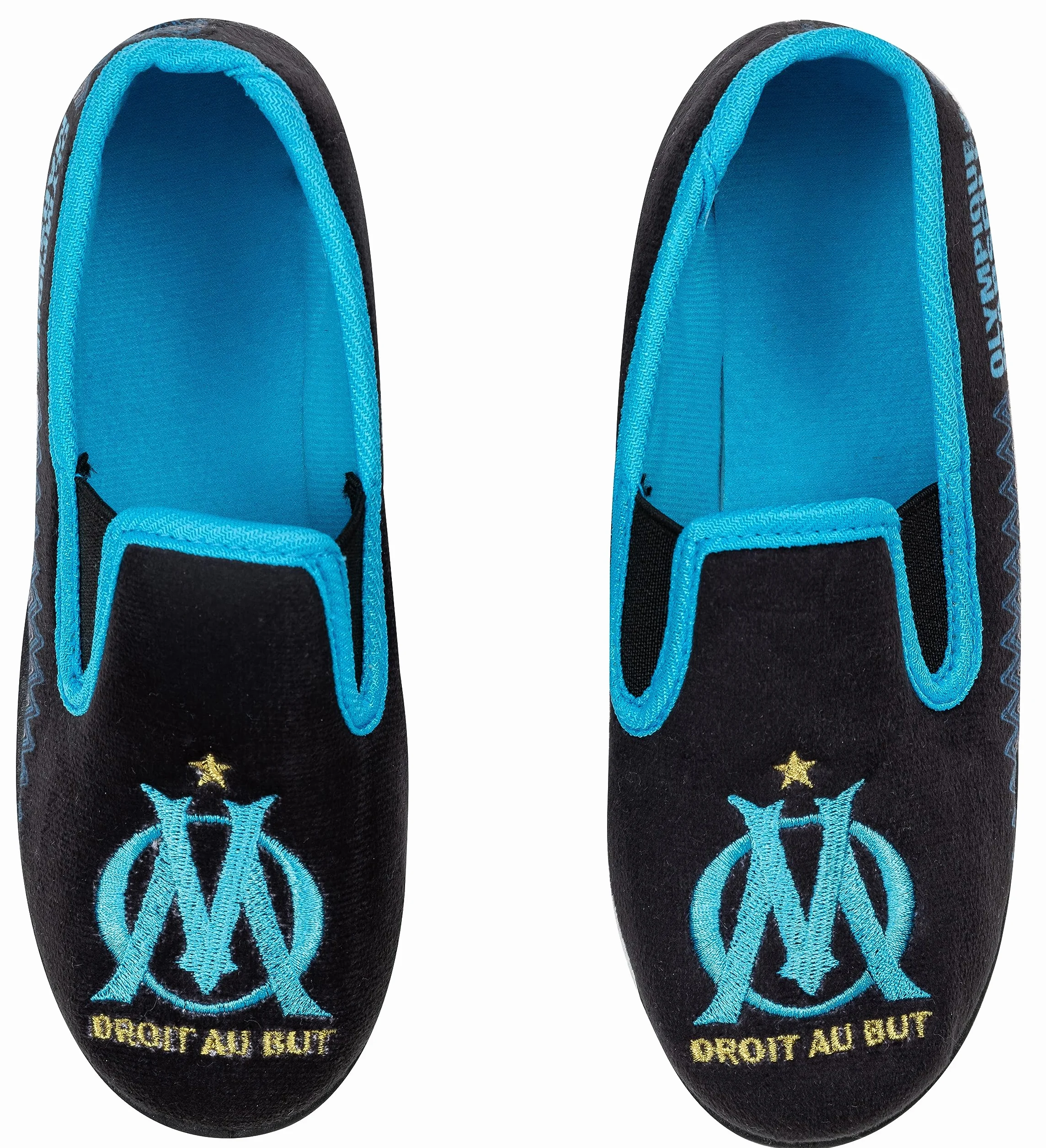 OLYMPIQUE DE MARSEILLE Chaussons Fan Enfant Om - Collection Officielle