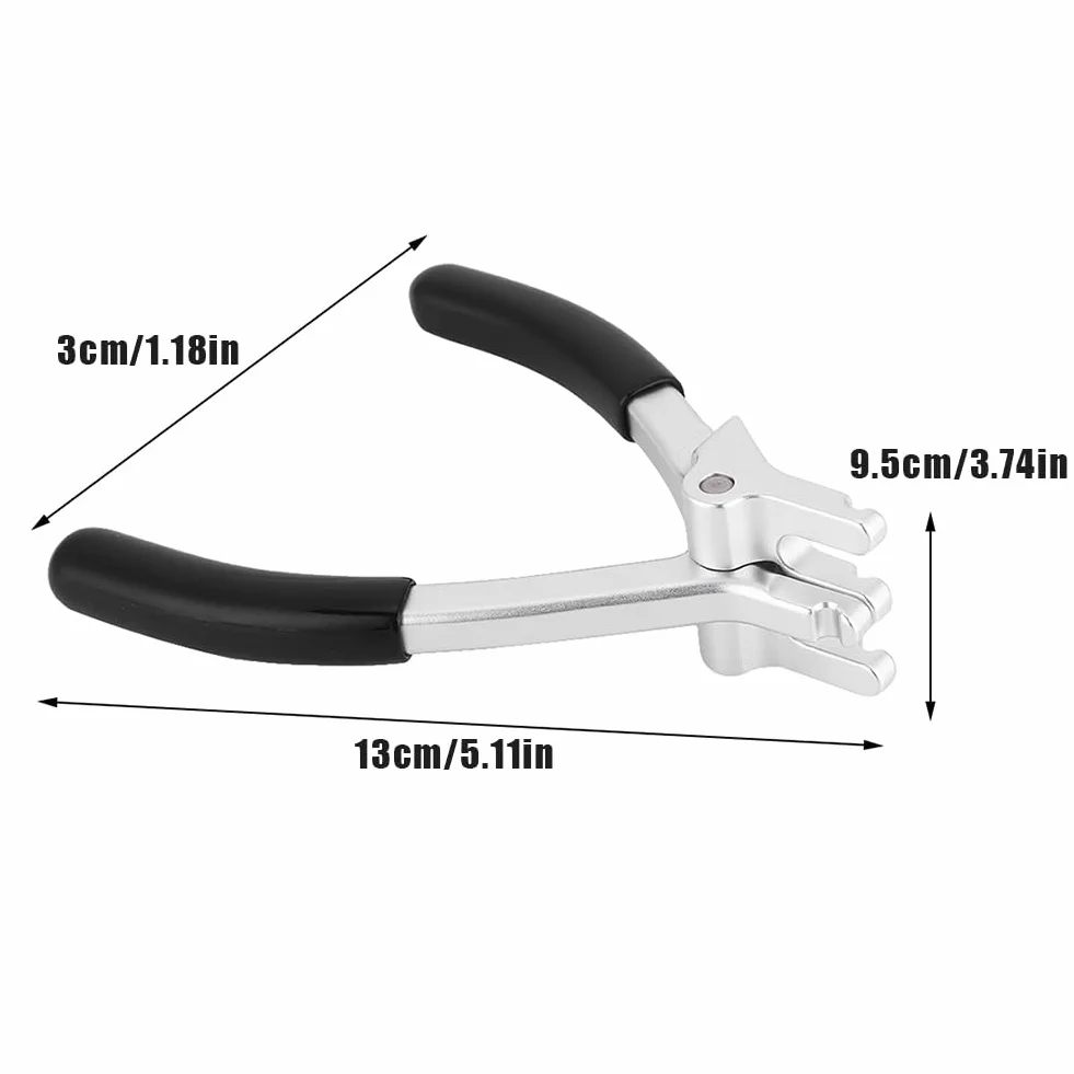 Pince de tir à l'arc D Loop pour arc à poulies, outils de tir à l'arc Accessoires Bowstring D Ring Outil d'installation Archer faisant l'installation Ajustement Serrage Tir à l'arc Outils de réparatio
