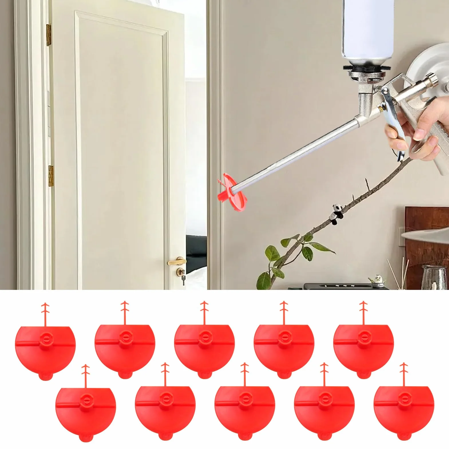 Buse À Plat En Éventail 10 Pièces Prolongateurs Réutilisables Buse De Pulvérisation pour Atelier Maison Extérieur