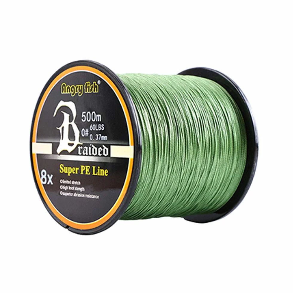 300m/500m/1000m Fil de Pêche Tressée 8 Brins Ligne de Pêche Lure Ligne Fil Multifonctionnel