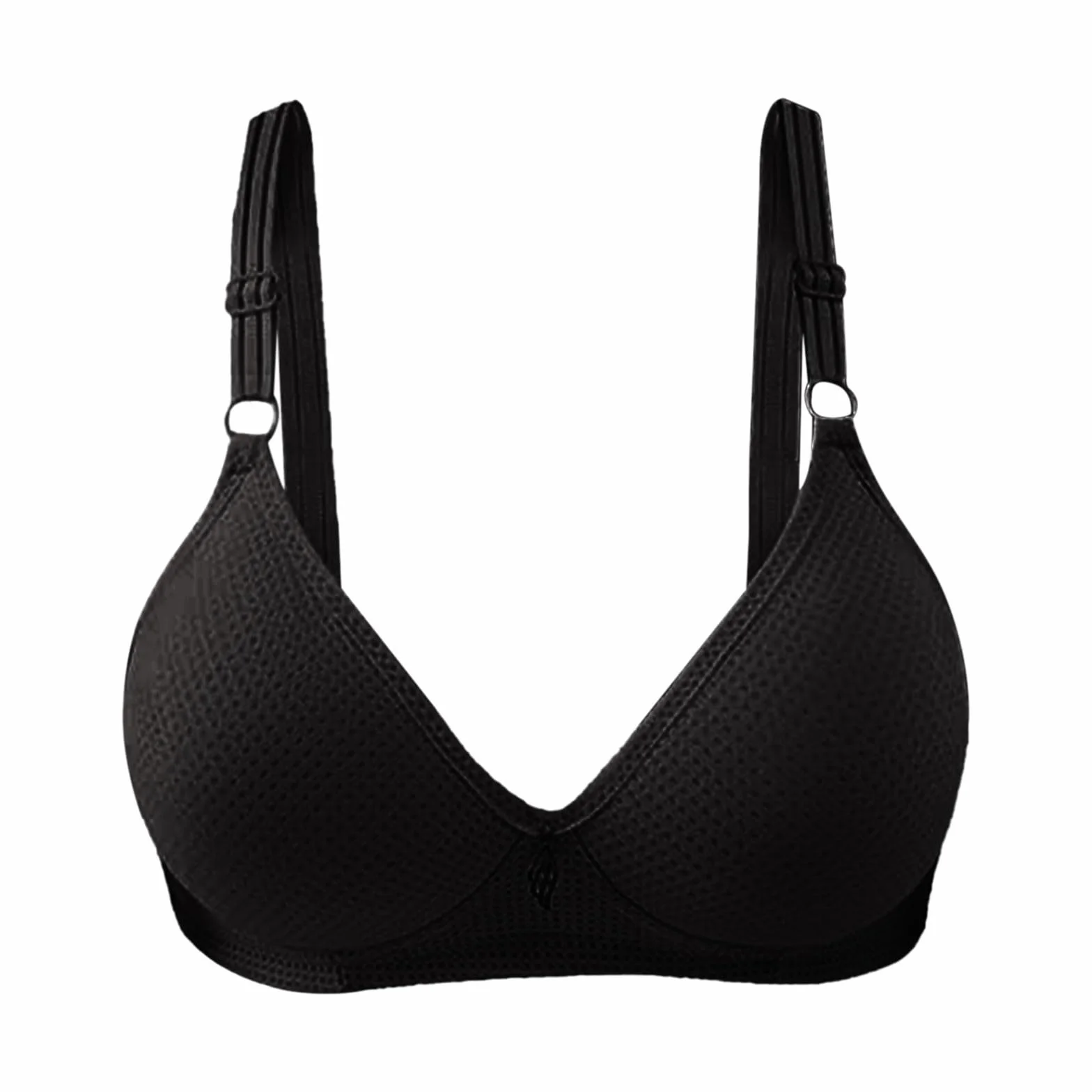 Soutien-Gorge sans Fil Anti-Chute pour Femmes, Sous-Vêtements Réglable Respirant Couleur Unie