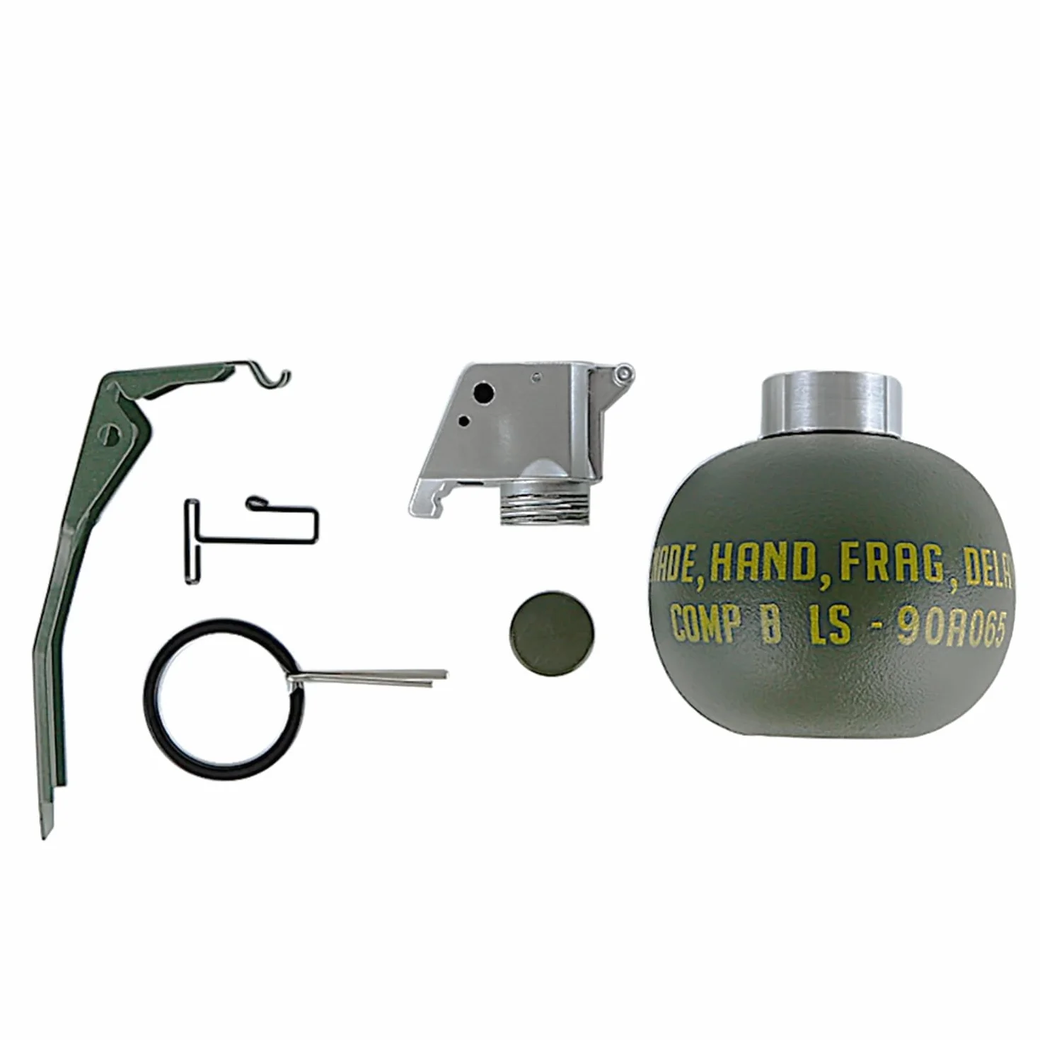 Grenade factice Tactique, modèle réduit de Grenade en Plastique, Accessoires d'équipement Tactique CS Airsoft for Les Fans de l'armée, Accessoires de Film Cosplay en Plein air