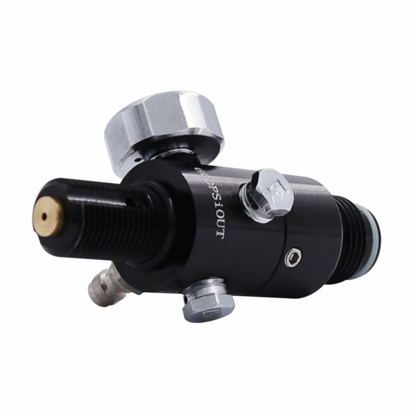 TUXING Régulateur et manomètre 4500 PSI pour Bouteille d'air comprimé de Paintball, en Aluminium Durable, Compatible avec Les Bouteilles d'air comprimé PCP, CO2 et Azote
