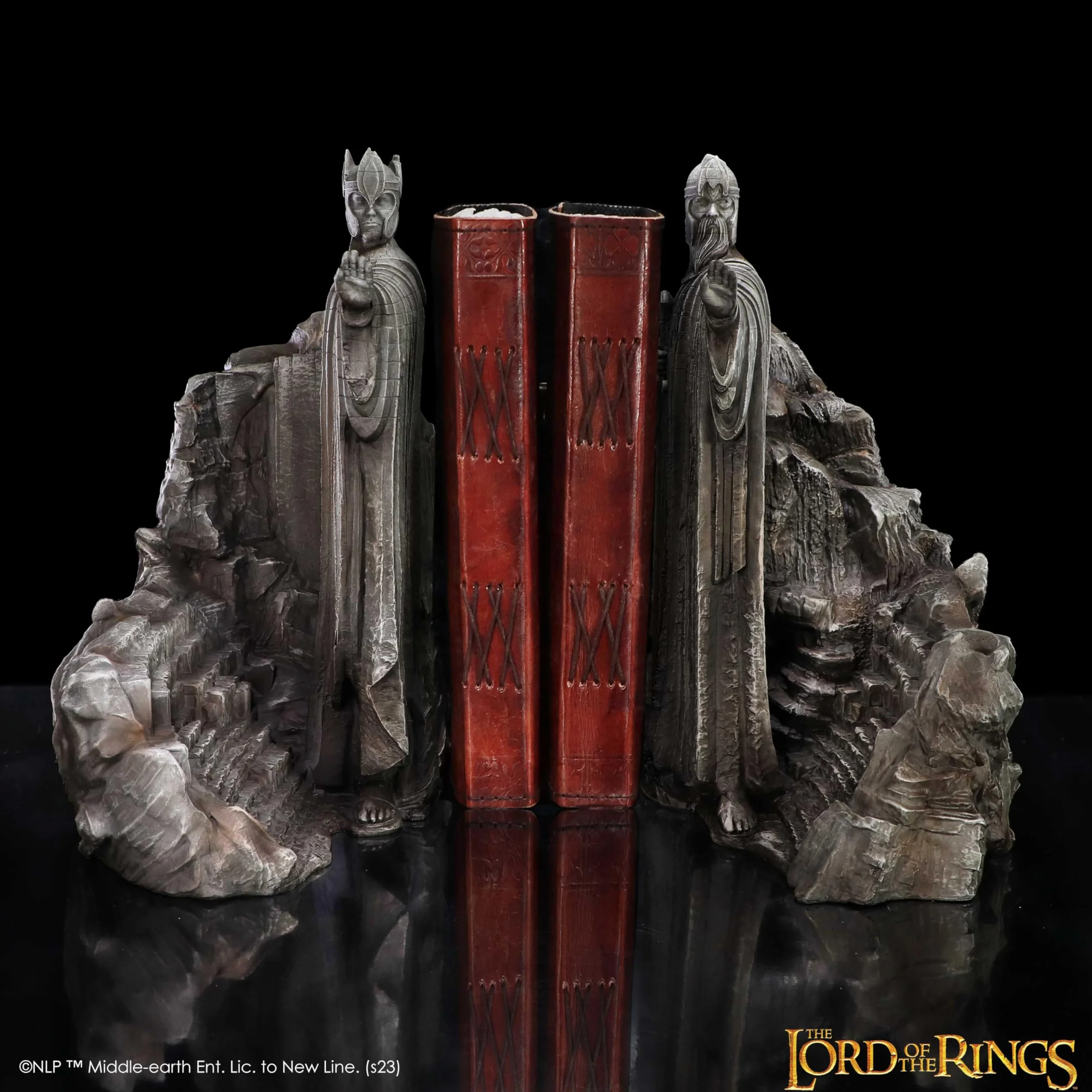 Nemesis Now Le Seigneur des Anneaux Serre-Livres Porte d'Argonath 19 cm Résine Gris