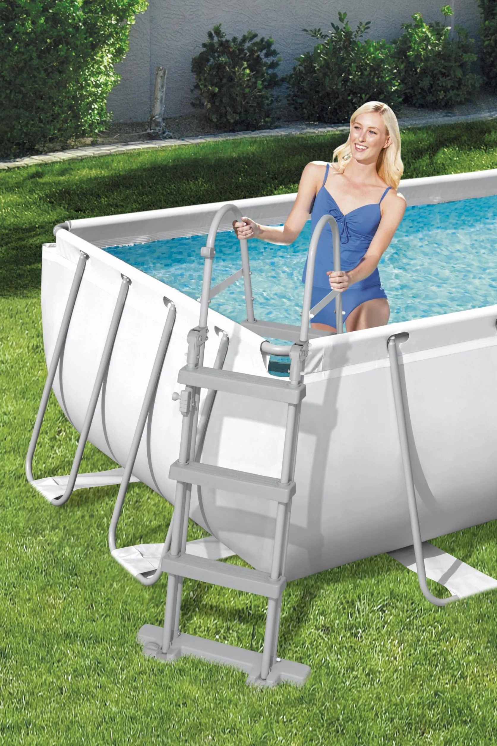 BESTWAY Power Steel Piscine Hors Sol Rectangulaire 404 x 201 x 100 cm