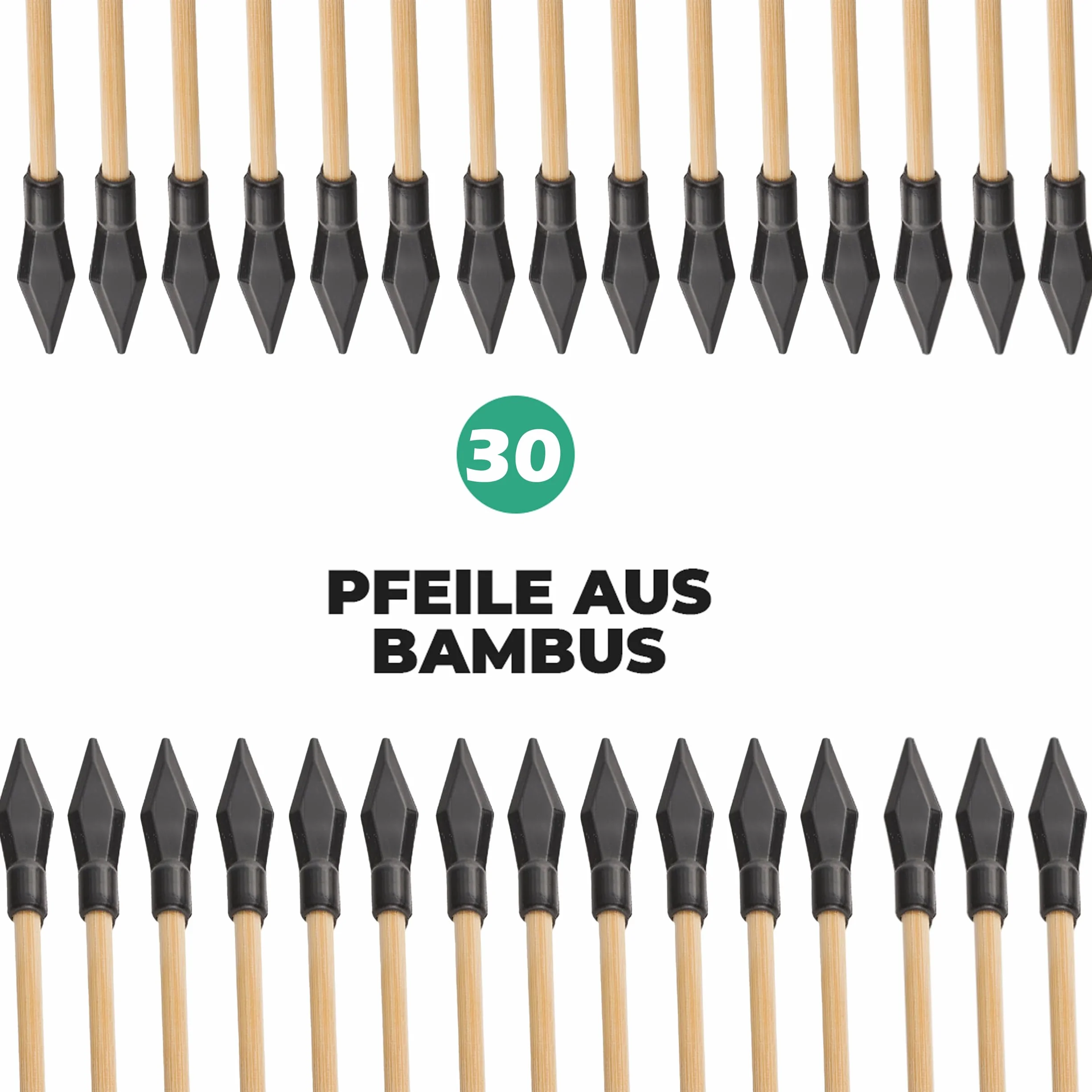 Arc et flèches de rechange pour enfants - Flèches sûres avec pointe en caoutchouc