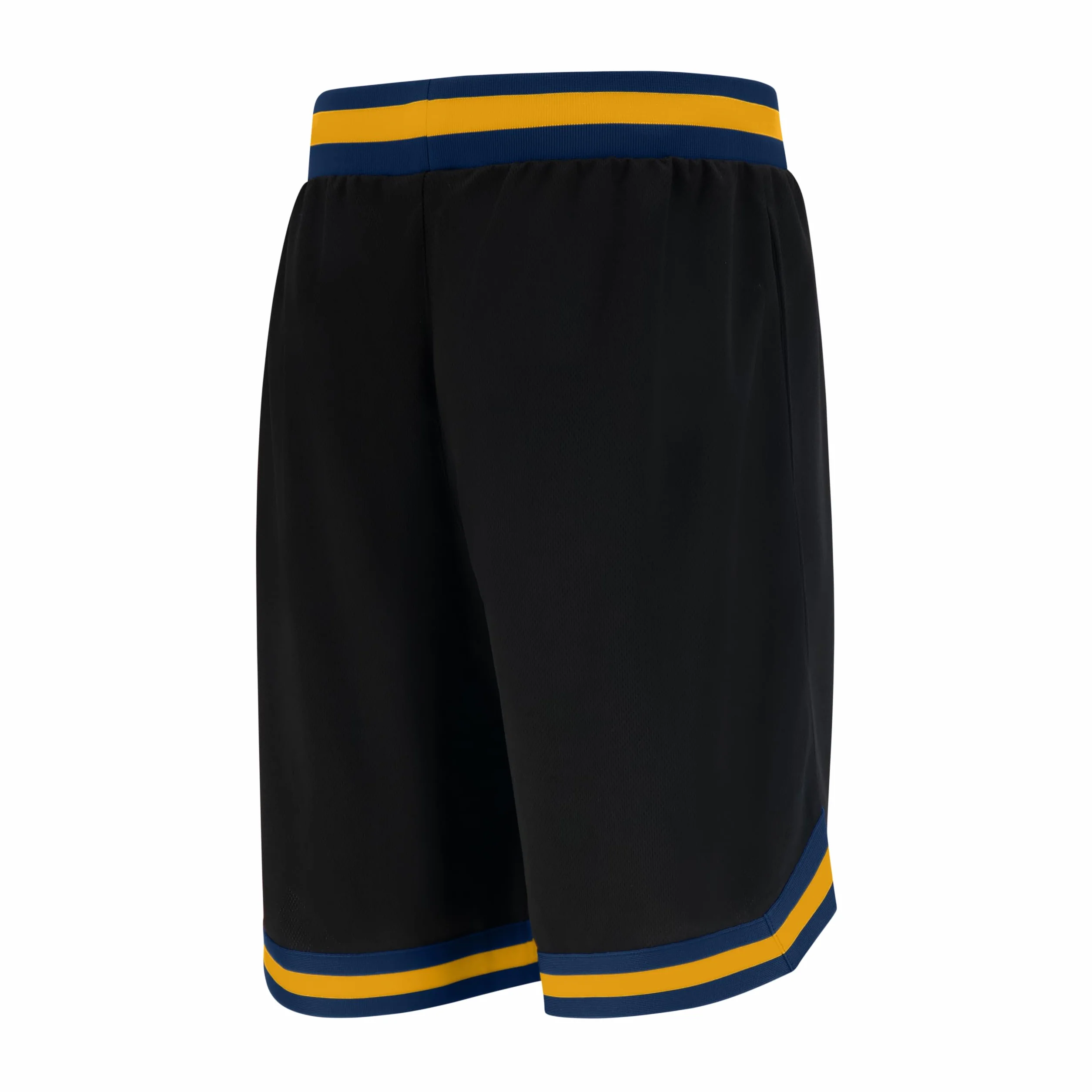 Unk NBA Short de Basket pour Homme GSM3547F avec Logo de l'équipe de la NBA tissé en polymaille, Noir, Taille M