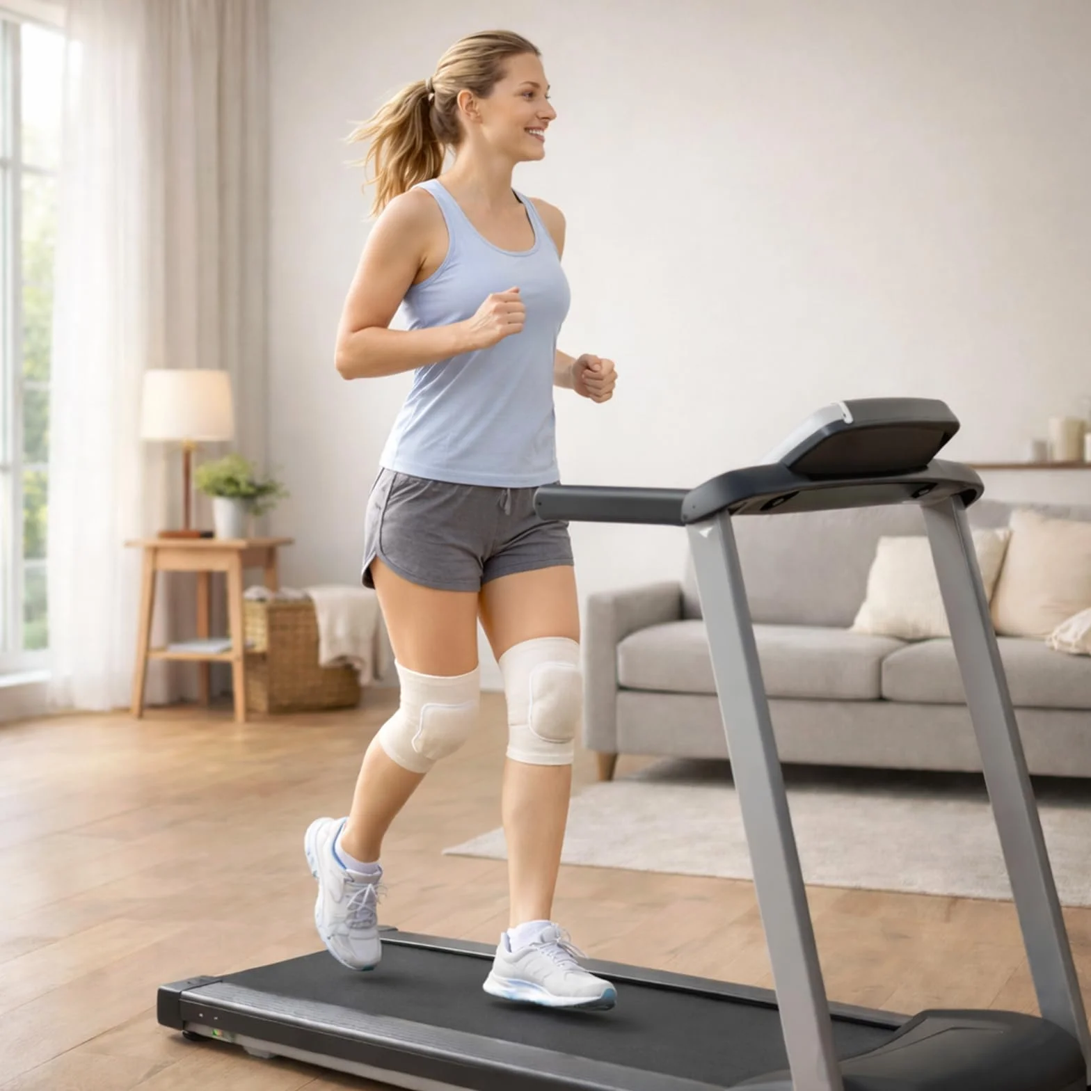 1 Paire Genouillères Danse en Mousse – Protection Souple pour Genoux, Genouillère Sport Respirante pour Danse Yoga Entraînement
