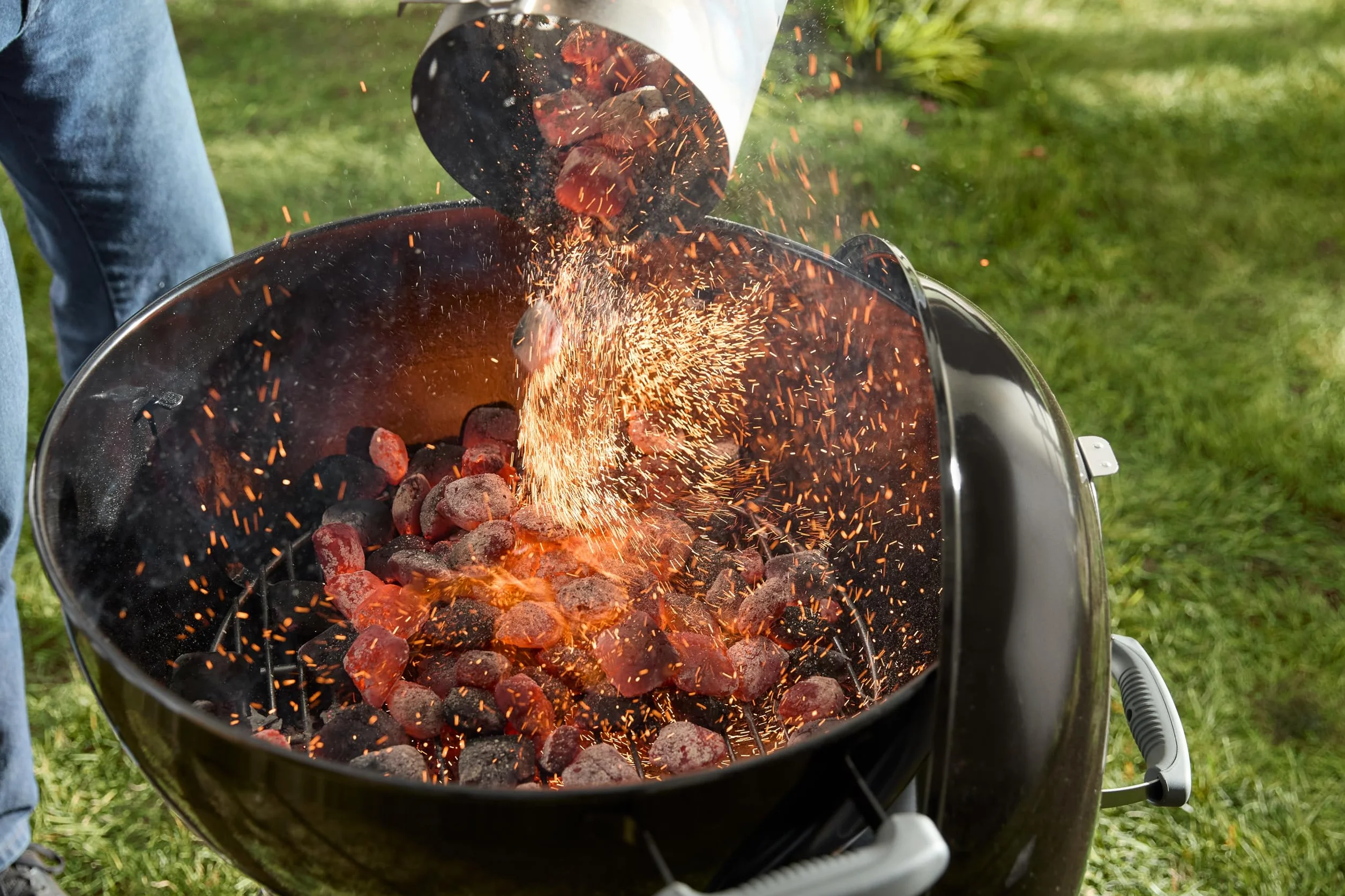 Weber Rapidfire Cheminée d’allumage Barbecue Charbon 6L Acier 32x20,5x32,5 cm