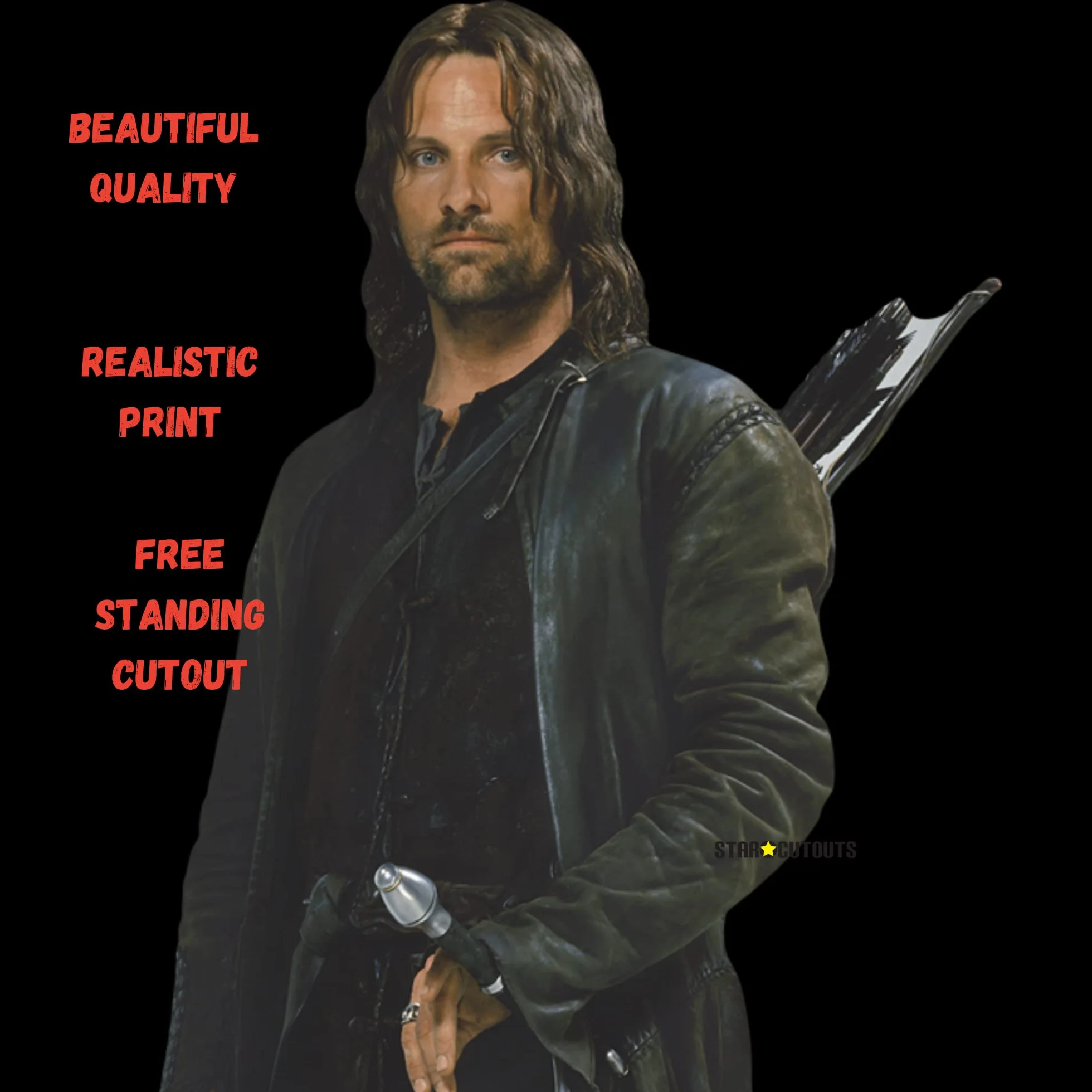 Star Cutouts SC4130 Aragorn - Le Seigneur des Anneaux Découpe en Carton Grandeur Nature