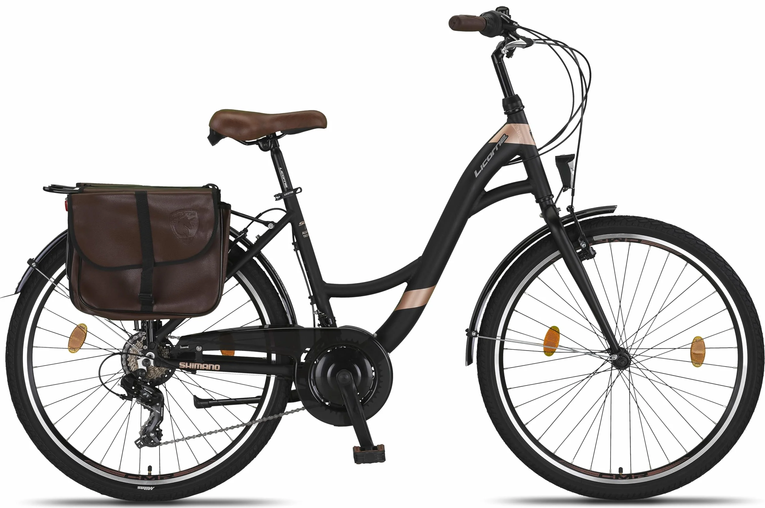 Licorne Bike Stella Plus City Bike aluminium 26" 28" 21 vitesses Vélo hollandais StVZO