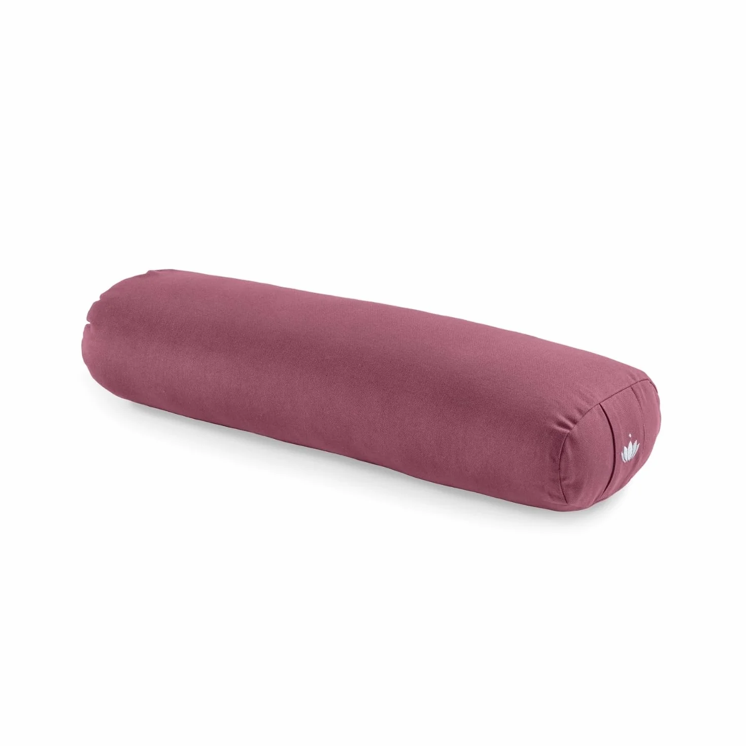 LOTUSCRAFTS Bolster de yoga pour Yin Yoga, rouleau de yoga, housse lavable en coton bio, coussin de yoga avec rembourrage en kapok, rouleau pilates, coussin de medidation