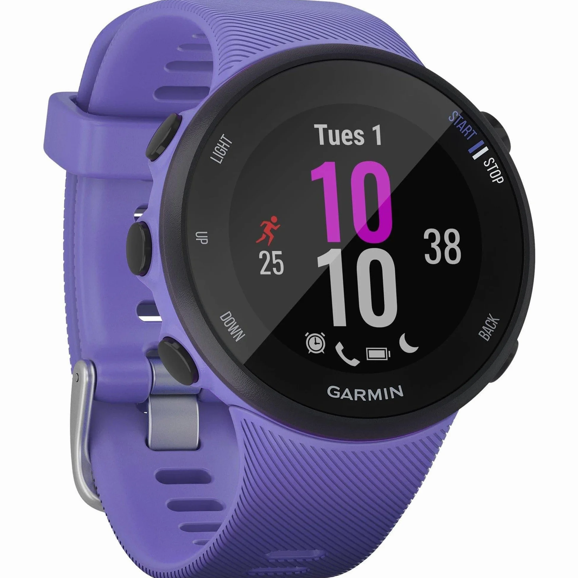 Garmin Forerunner 45S Montre de course à pied avec Garmin Coach Violette
