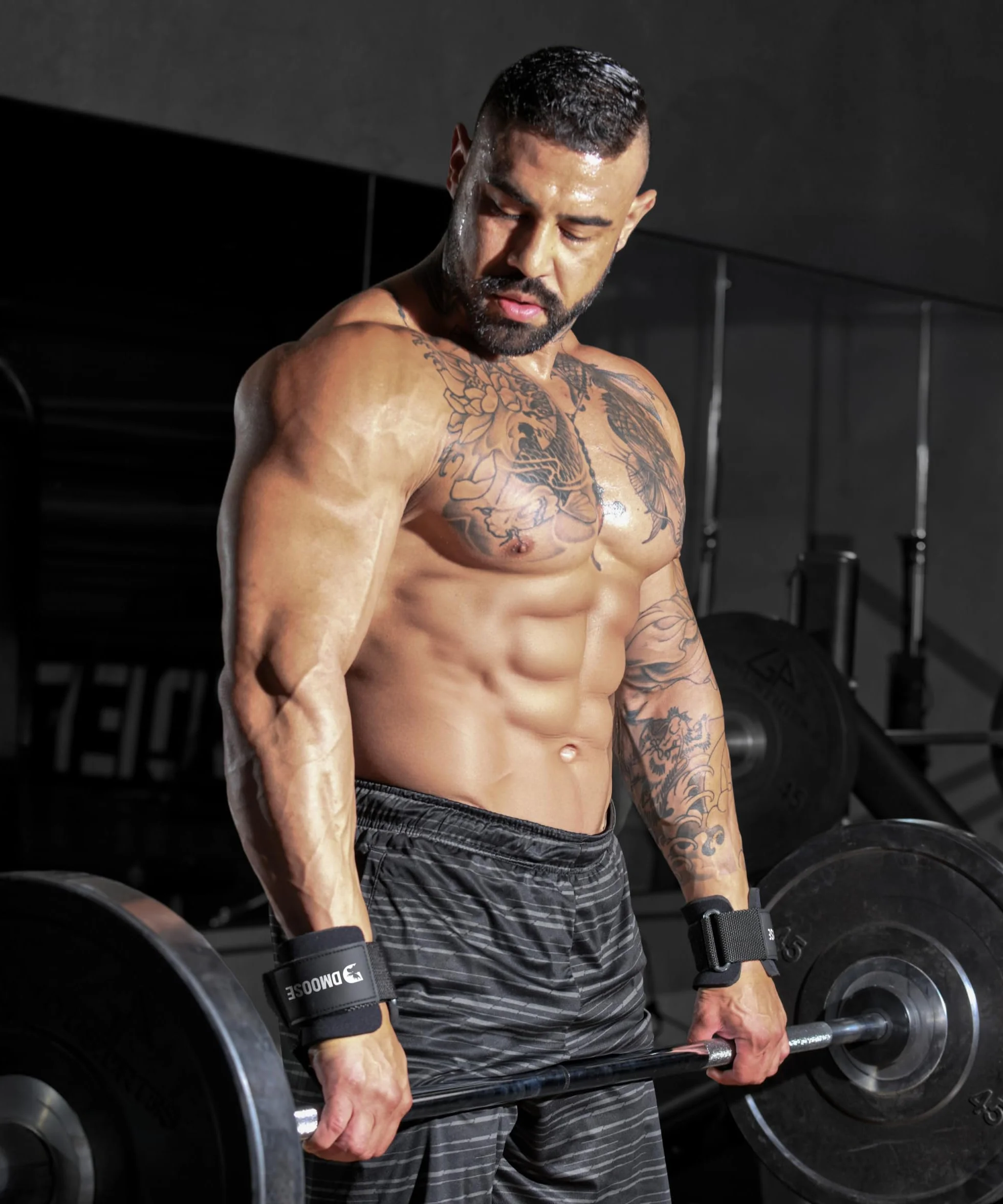 DMoose Crochets De Musculation Paire Sangles Poignet Robustes Pour Soulevés De Terre Tractions