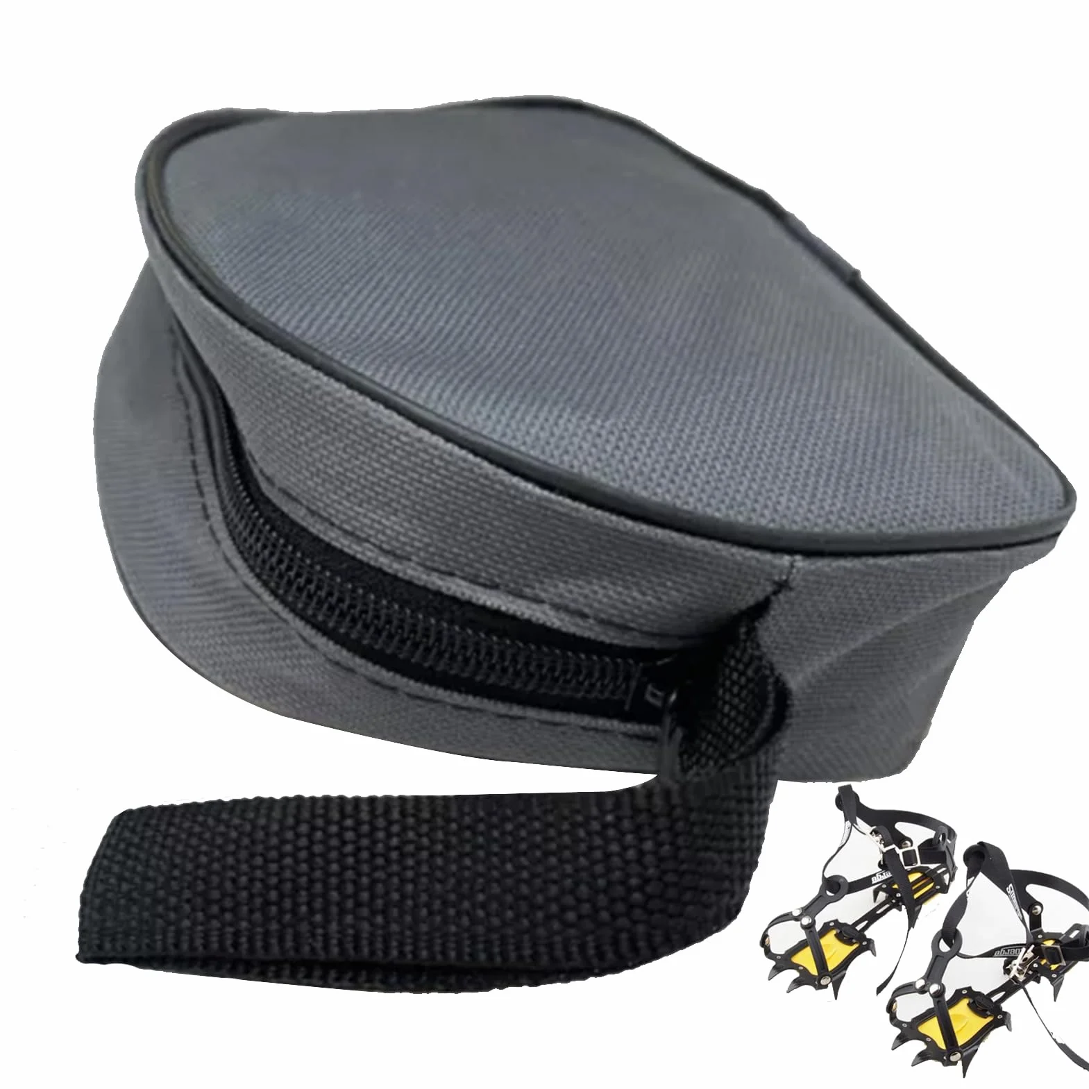 Étui pour crampons d'escalade sur glace : support en nylon renforcé, sangle réglable, capacité de protection et utilisation, stockage de matériel longue durée | de sécurité ara ave