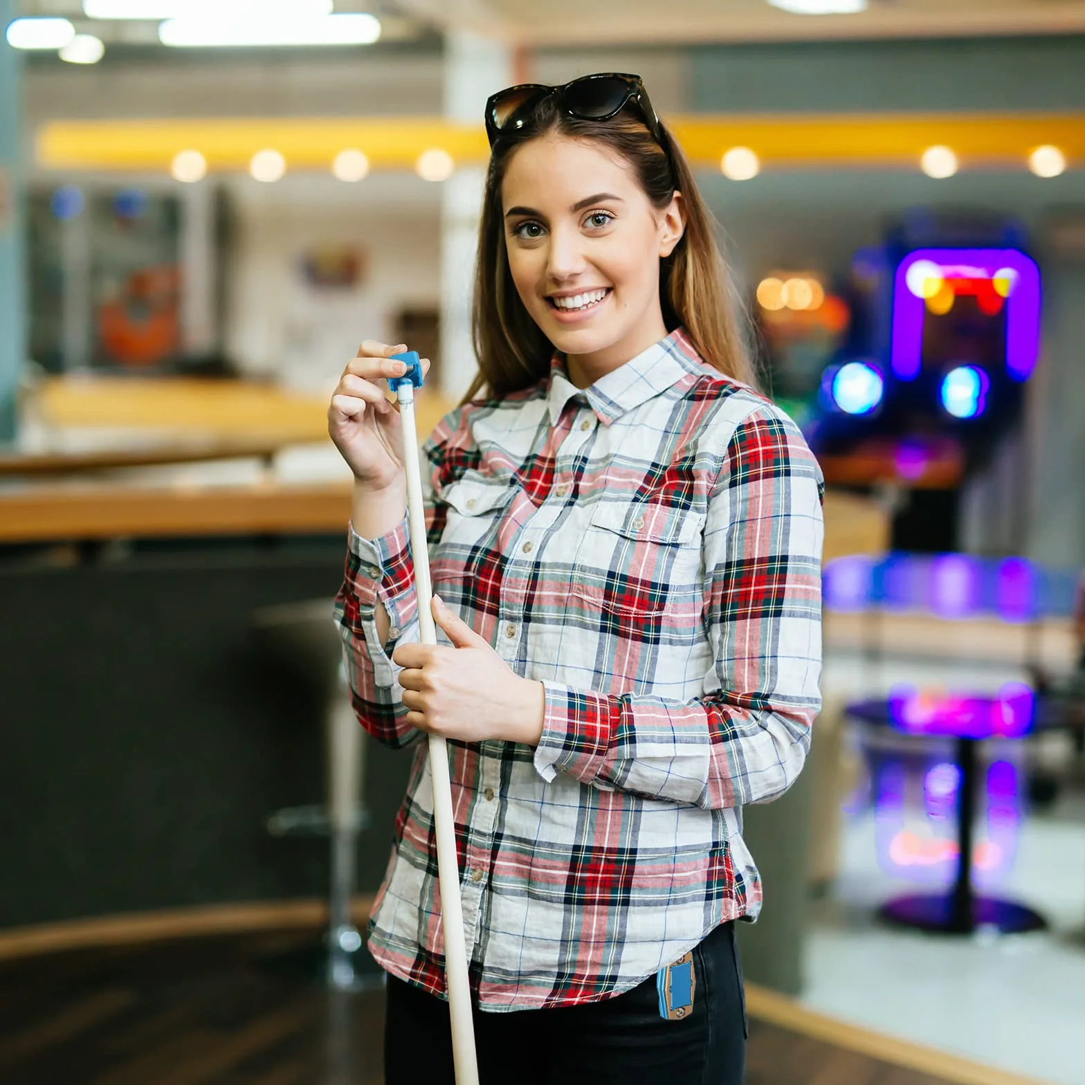 PATIKIL Porte-Craie magnétique en Alliage d'aluminium pour Queue de Billard avec Clip Ceinture pour Accessoires de Sport Snooker