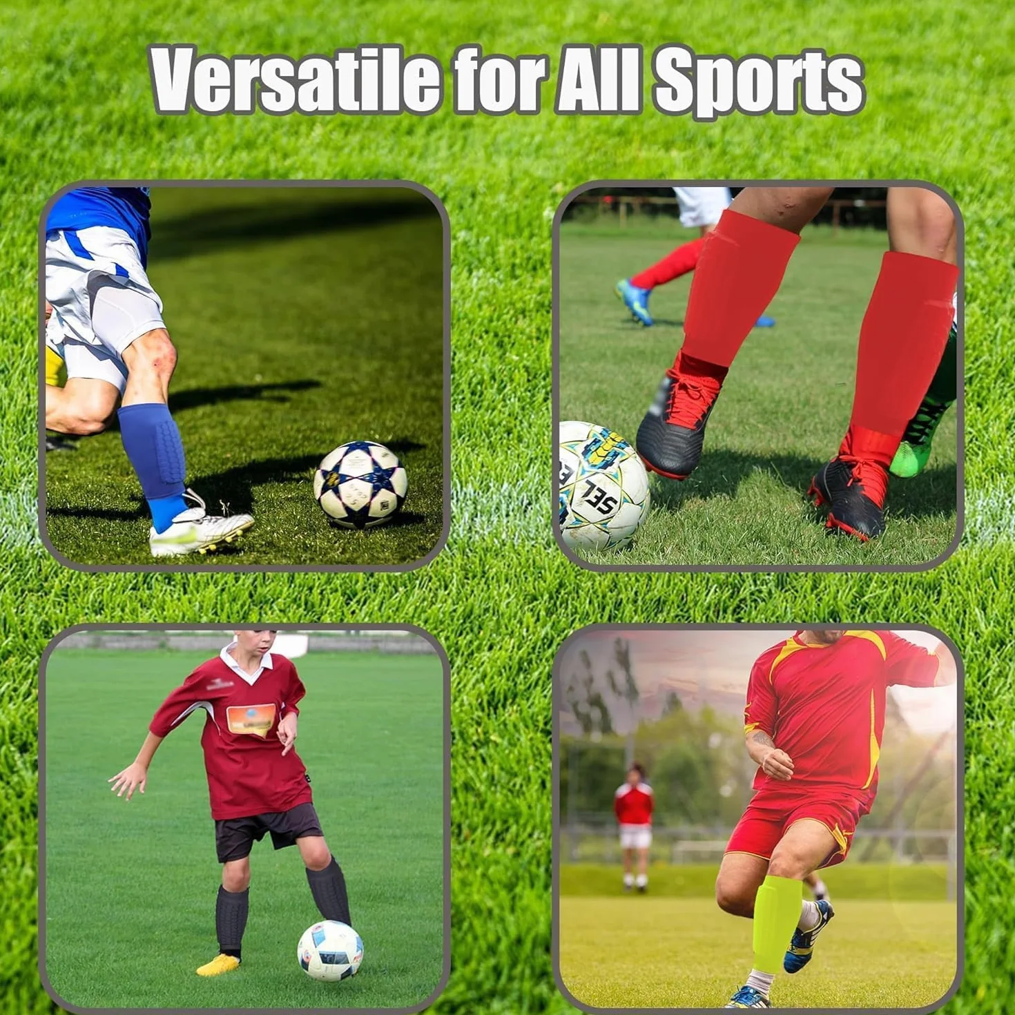 Protege Tibia Foot, Antichoc Shin Defender Guards, Chaussette Protege Tibias, protège-Tibias Respirants et antidérapants, Protège Tibias Anti Chocs Professionnels pour