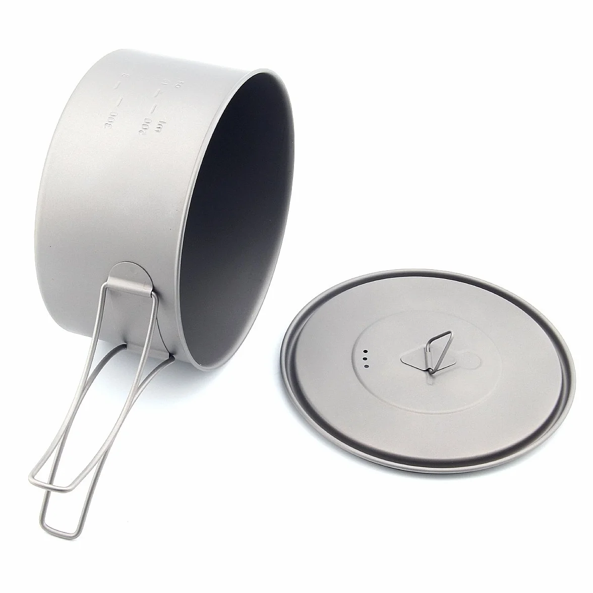 Toaks 900 ml ultraléger avec poignées résistant à la chaleur pliable portable Pot de titane avec un sac de rangement en