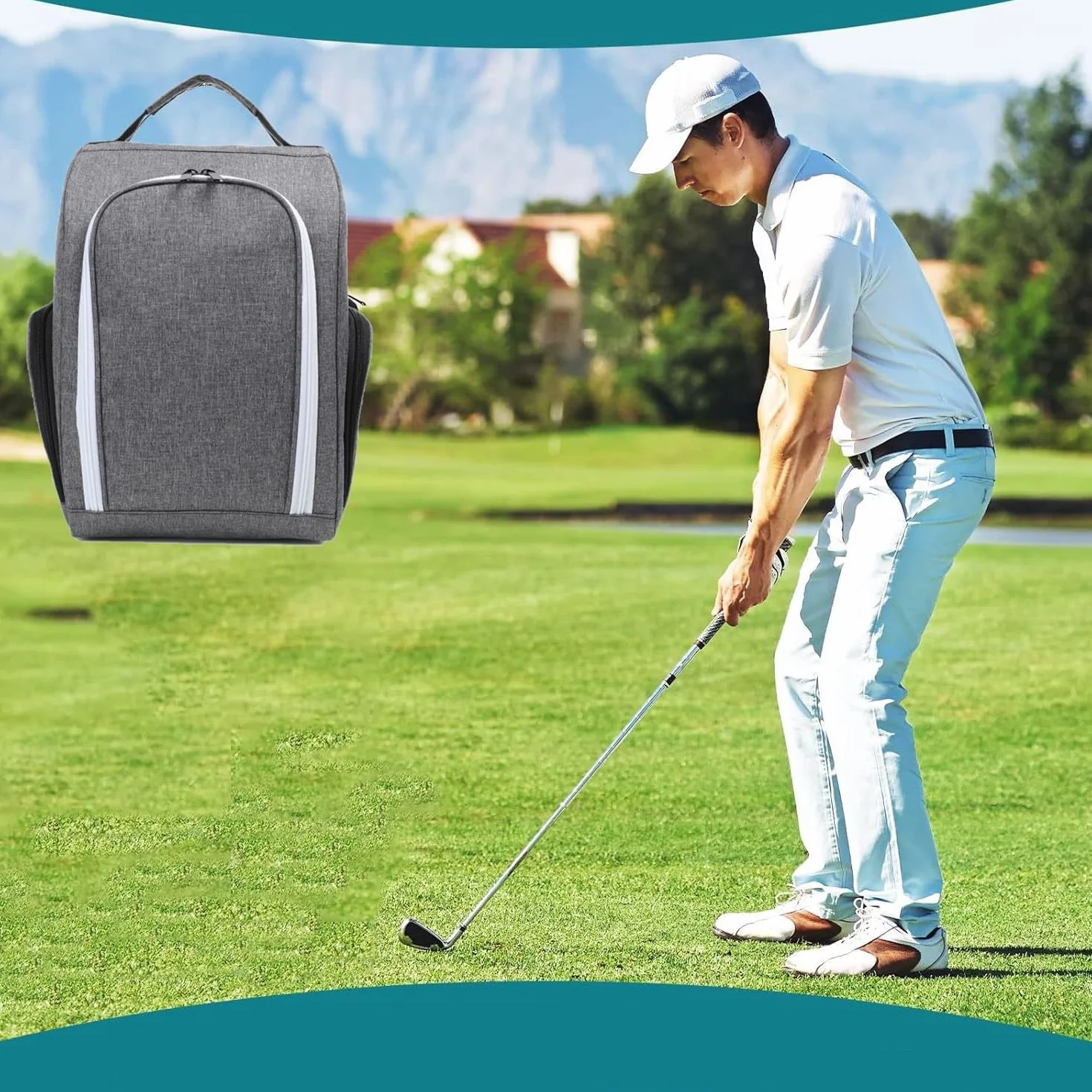 Sac à Chaussures de Golf étanche Portable résistant à la saleté pour Voyage