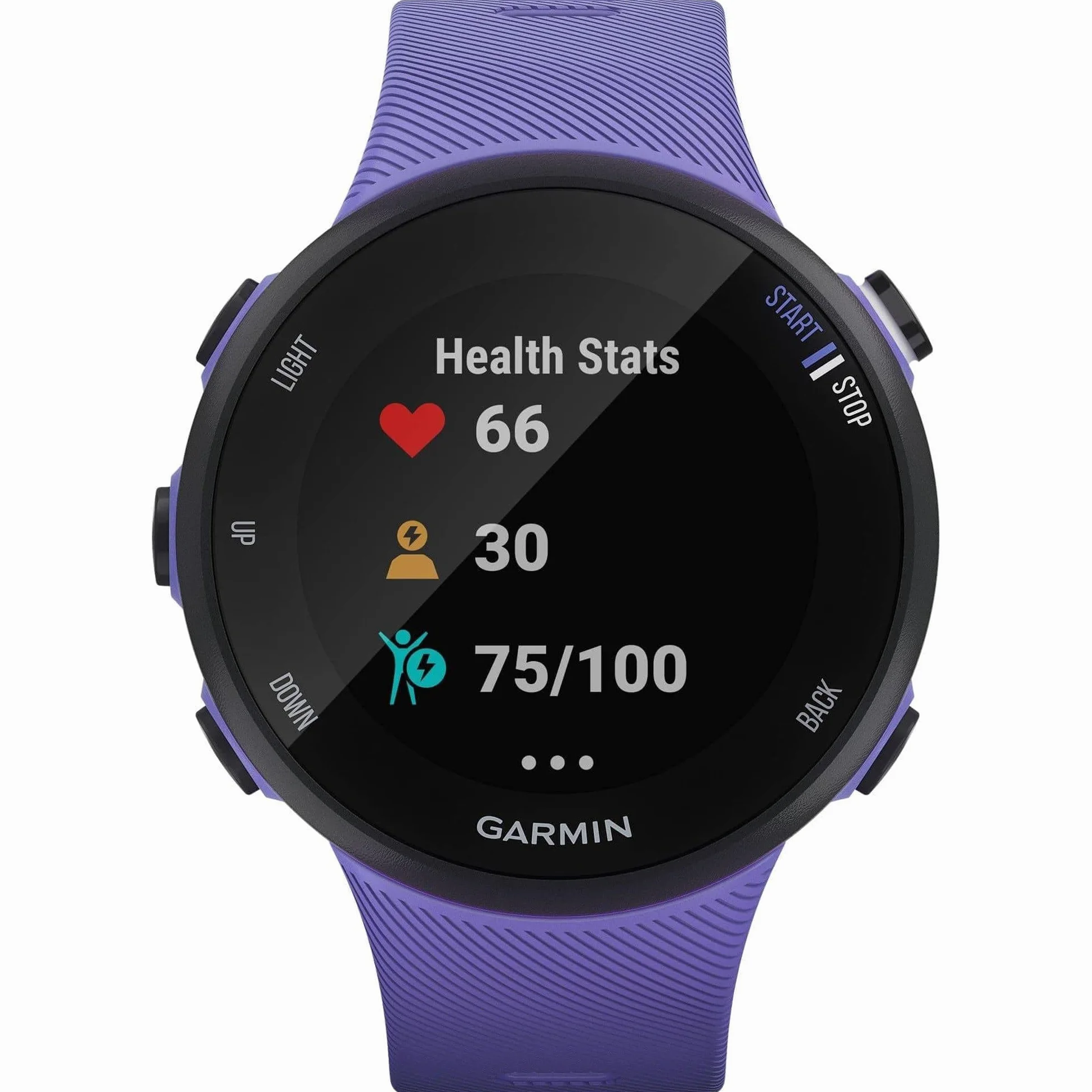 Garmin Forerunner 45S Montre de course à pied avec Garmin Coach Violette