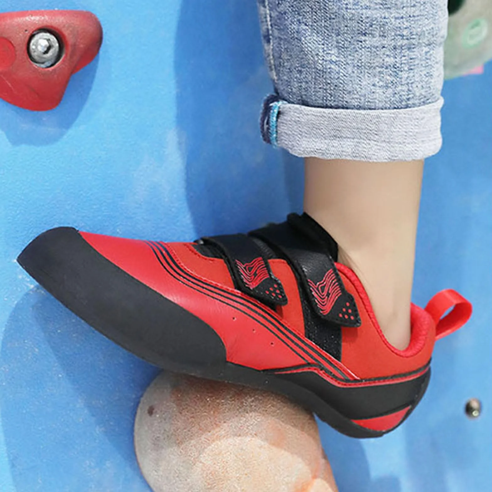 Chaussures d'escalade mixte homme, légères respirantes antidérapantes confortables