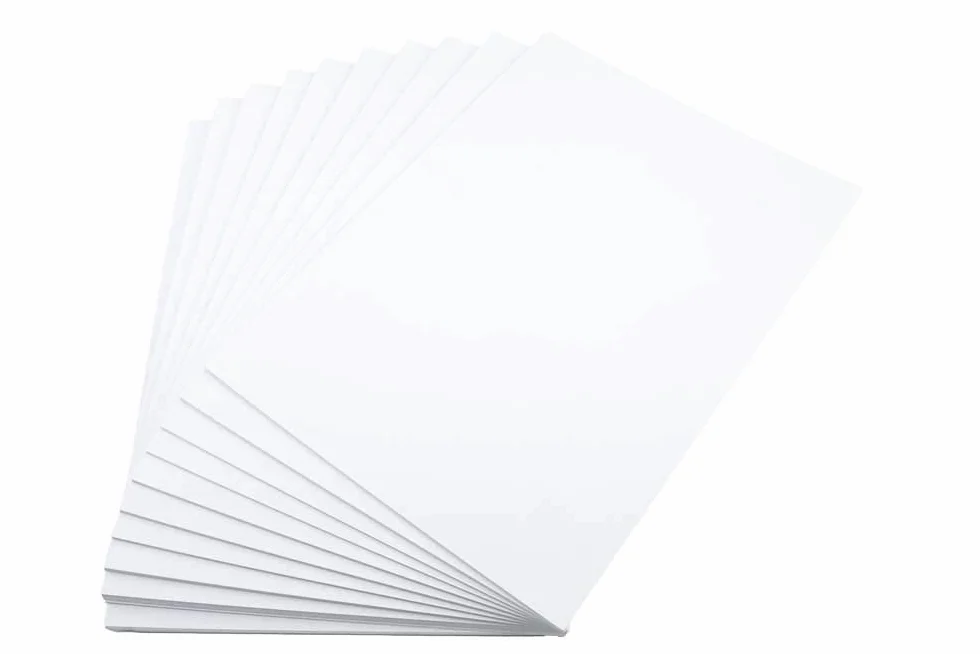 House of Card & Paper 50 feuilles cartonnées blanches A4 250 g/m²