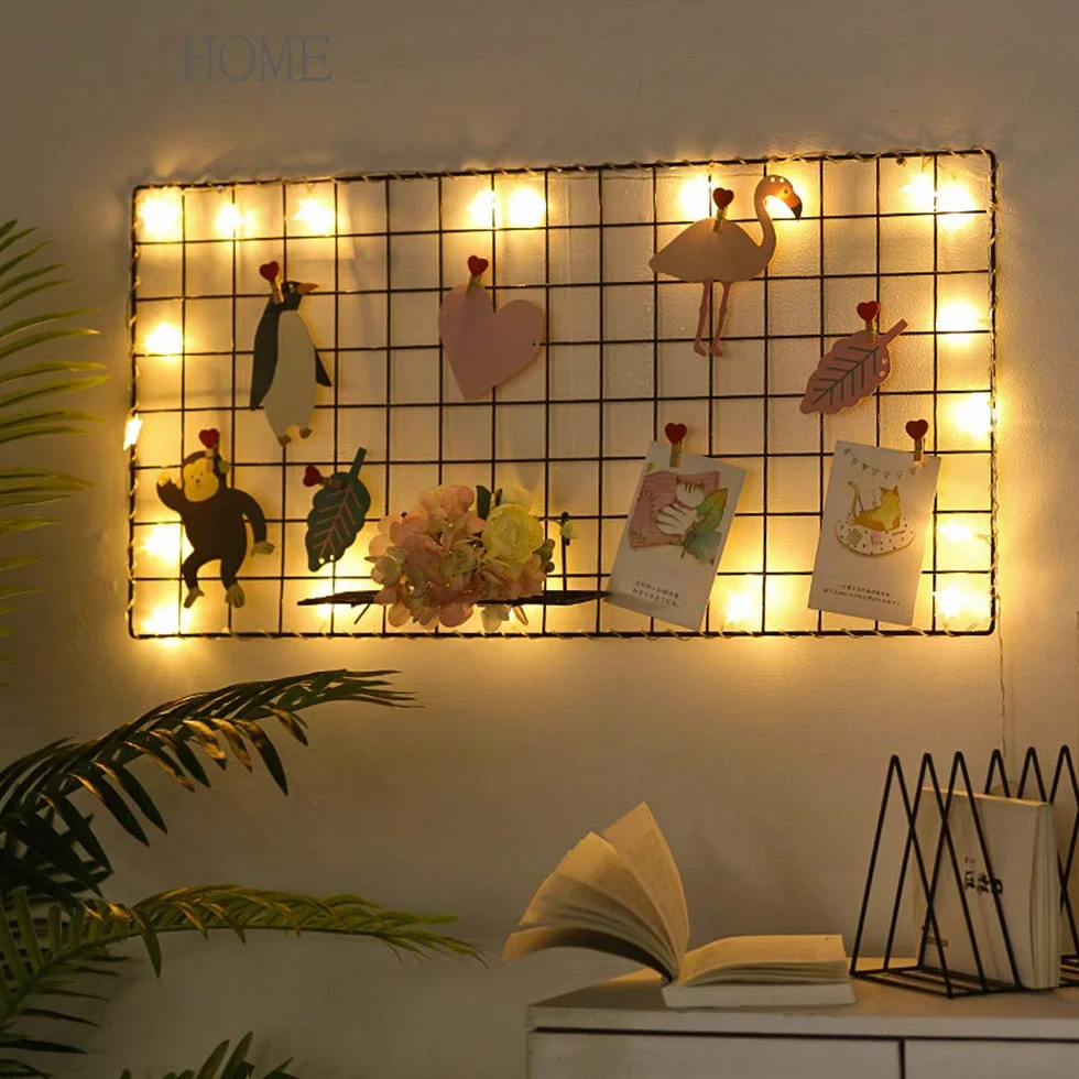 Eisen Grid Panel Metal Mesh Wall Art Display & Organiseur